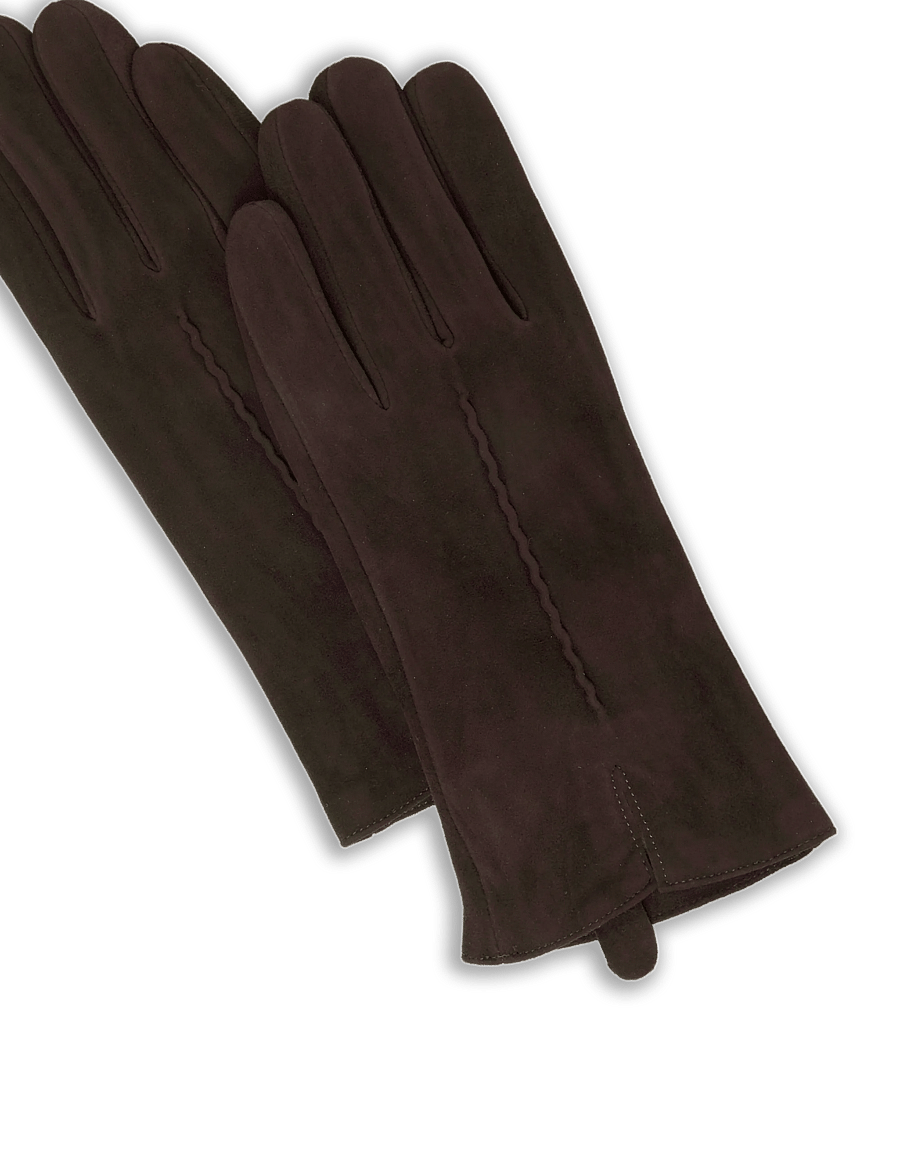 Becksöndergaard - Suede Leather Glove - leðurhanskar - hot fudge brown - 2