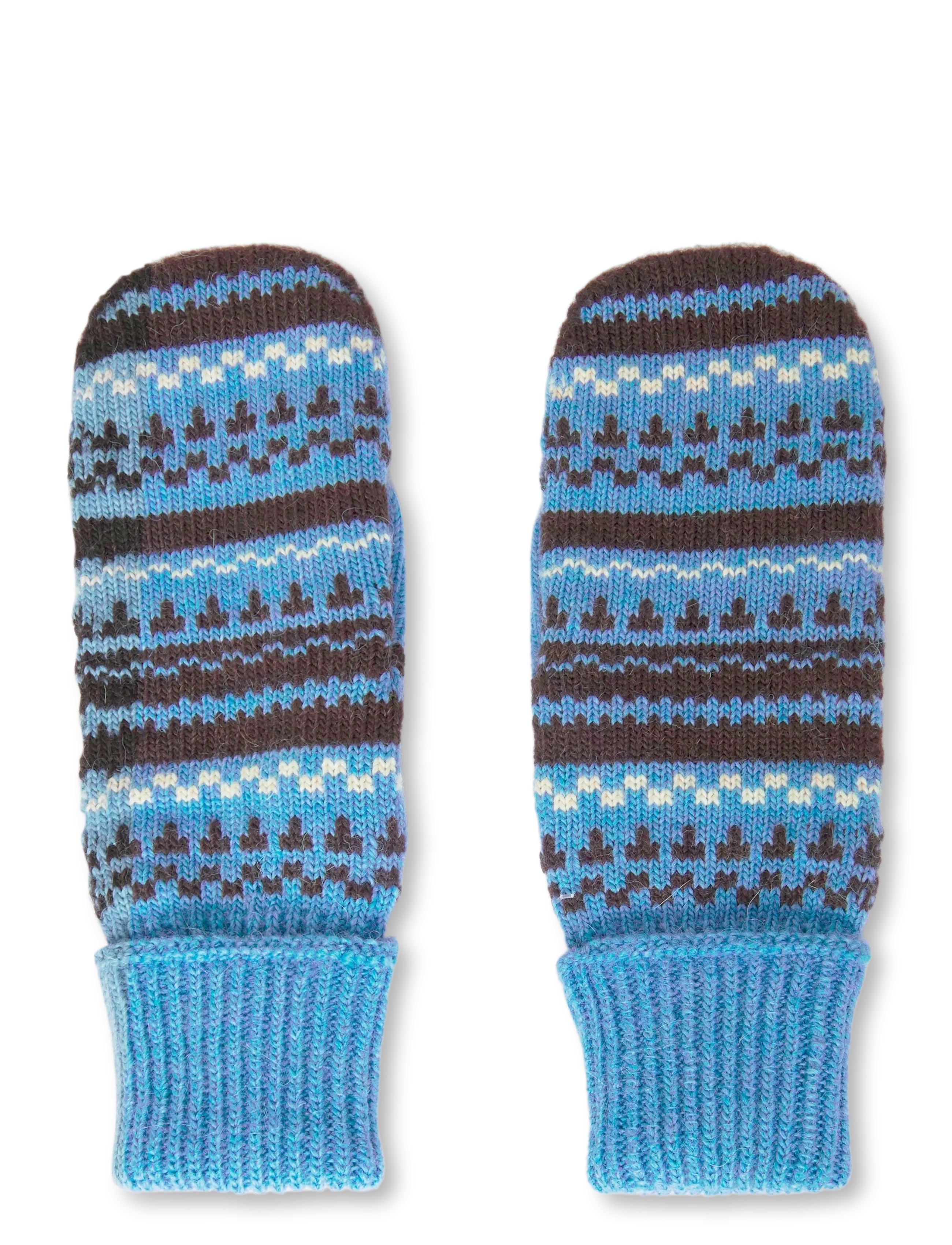 Becksöndergaard Patternia Knit Mitten - Handschuhe - WINDWARD BLUE / blue