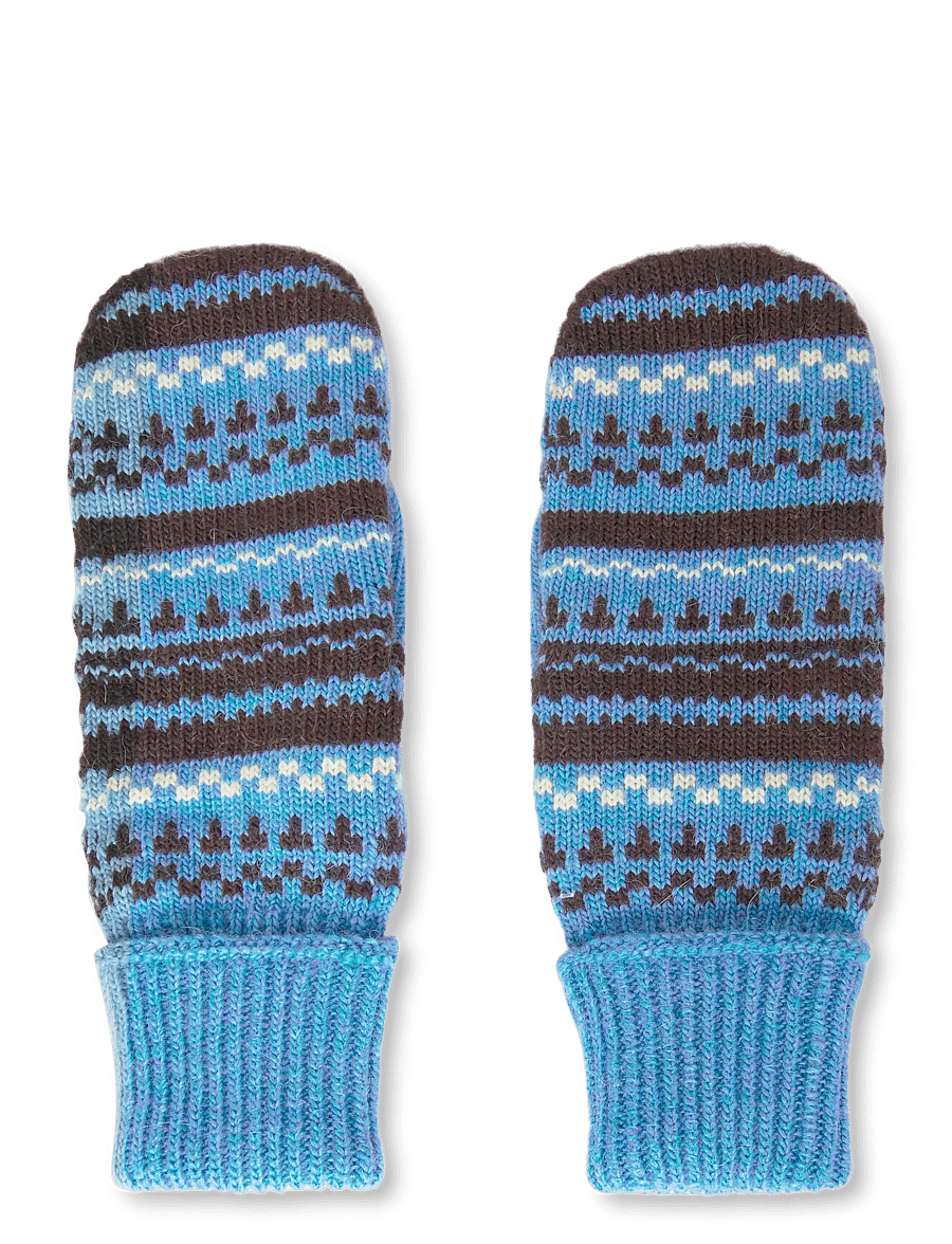 Becksöndergaard - Patternia Knit Mitten - fäustlinge - windward blue - 0