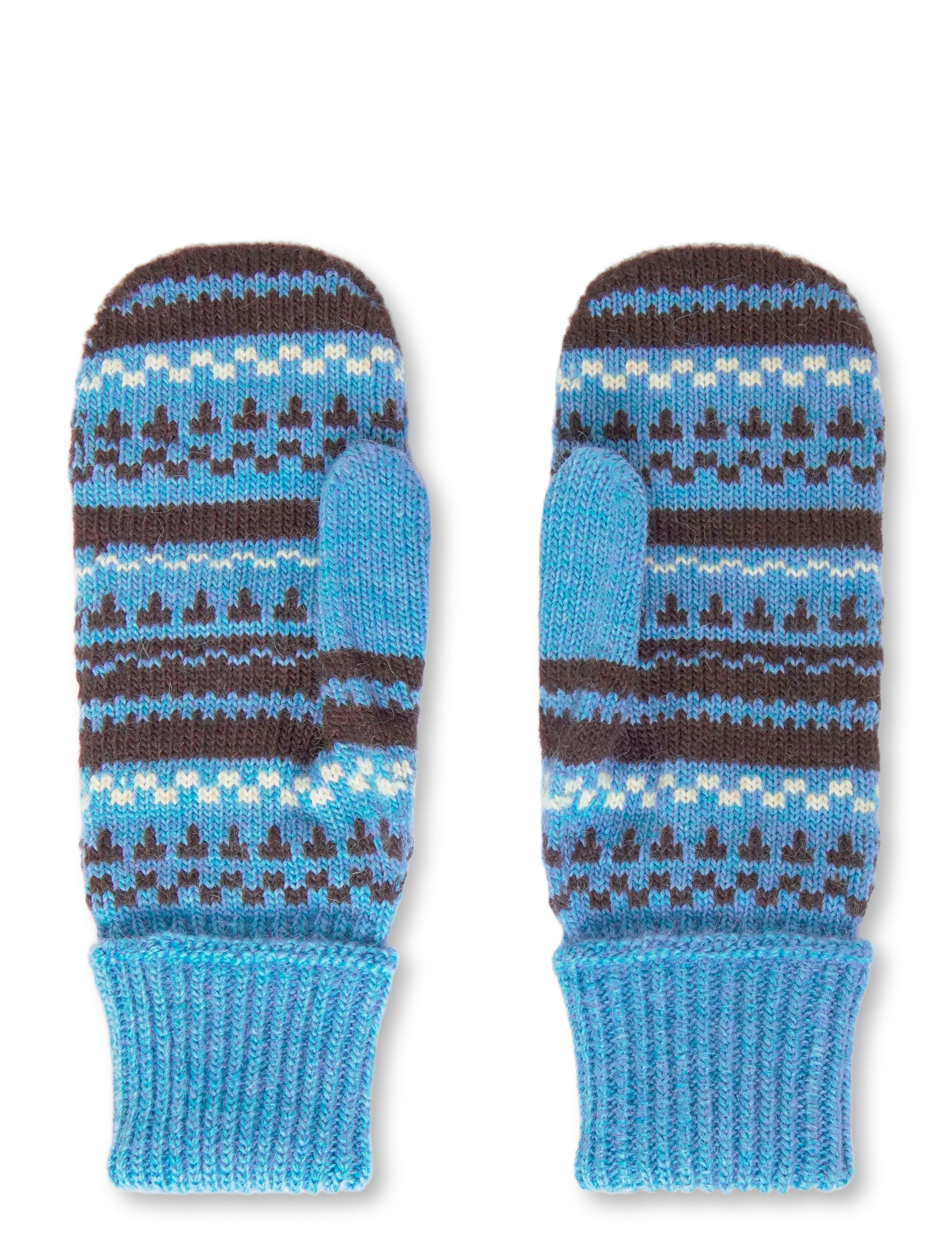 Becksöndergaard - Patternia Knit Mitten - fäustlinge - windward blue - 1
