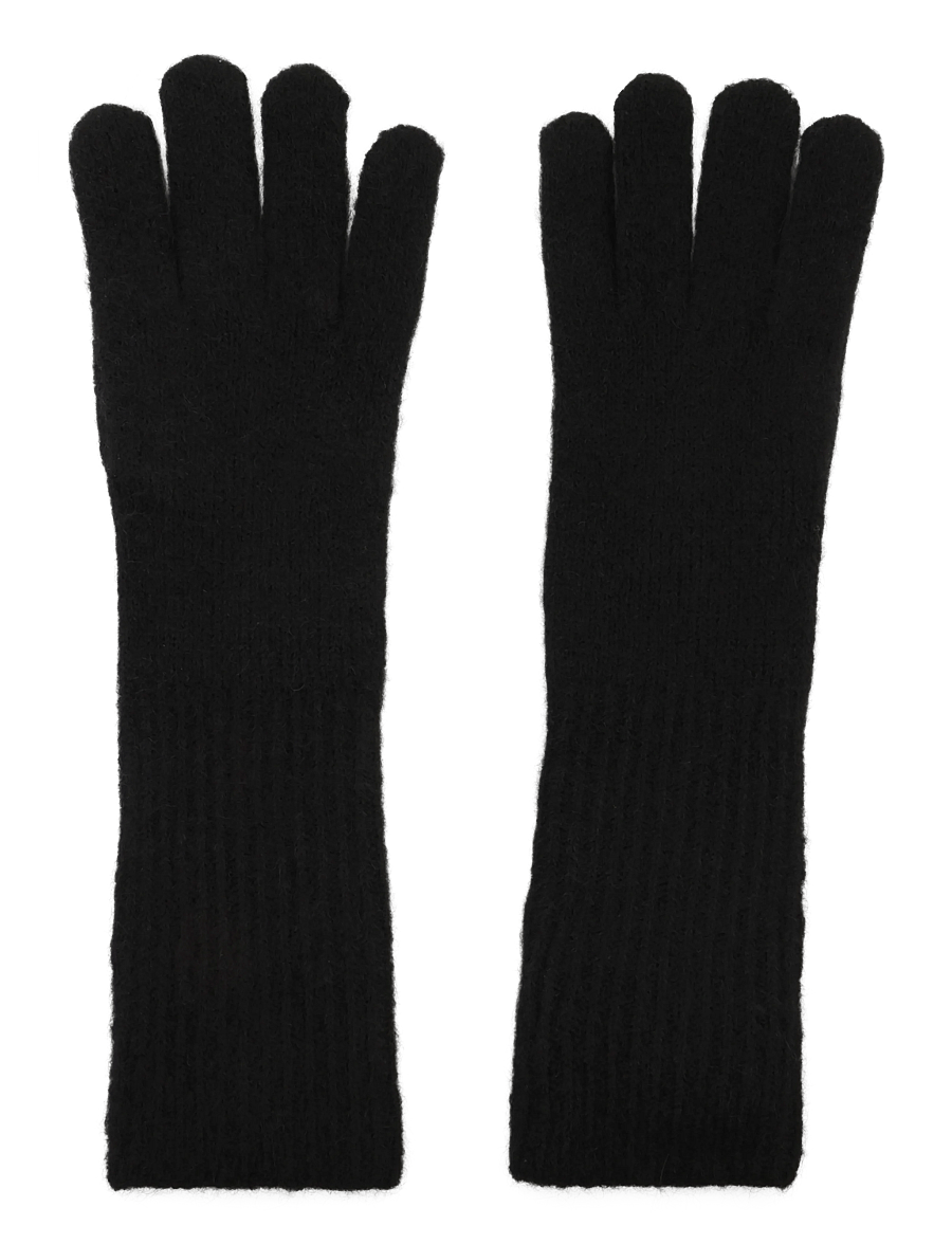 Becksöndergaard - Alpaca-Wool Glove - sormikkaat - black - 0