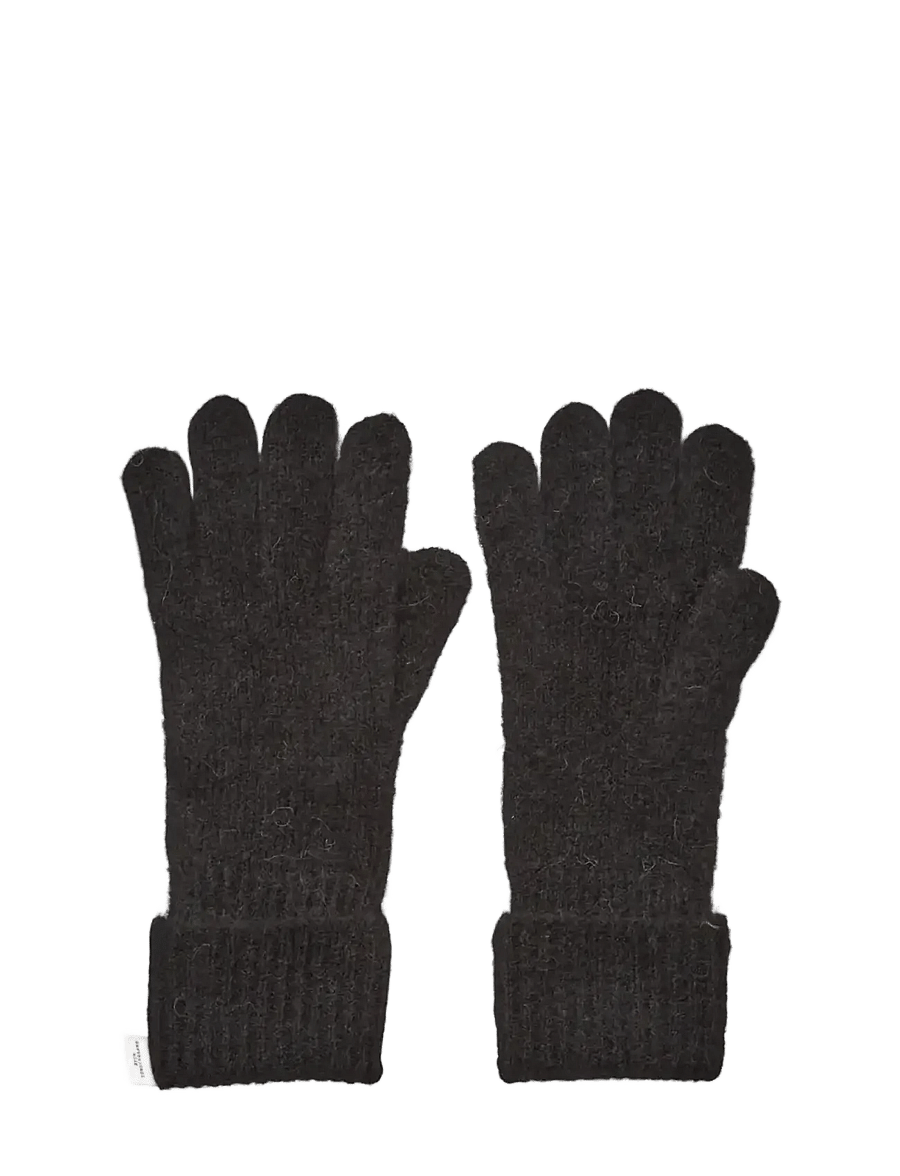 Becksöndergaard - Alpaca-Wool Glove - fingervantar - black - 0