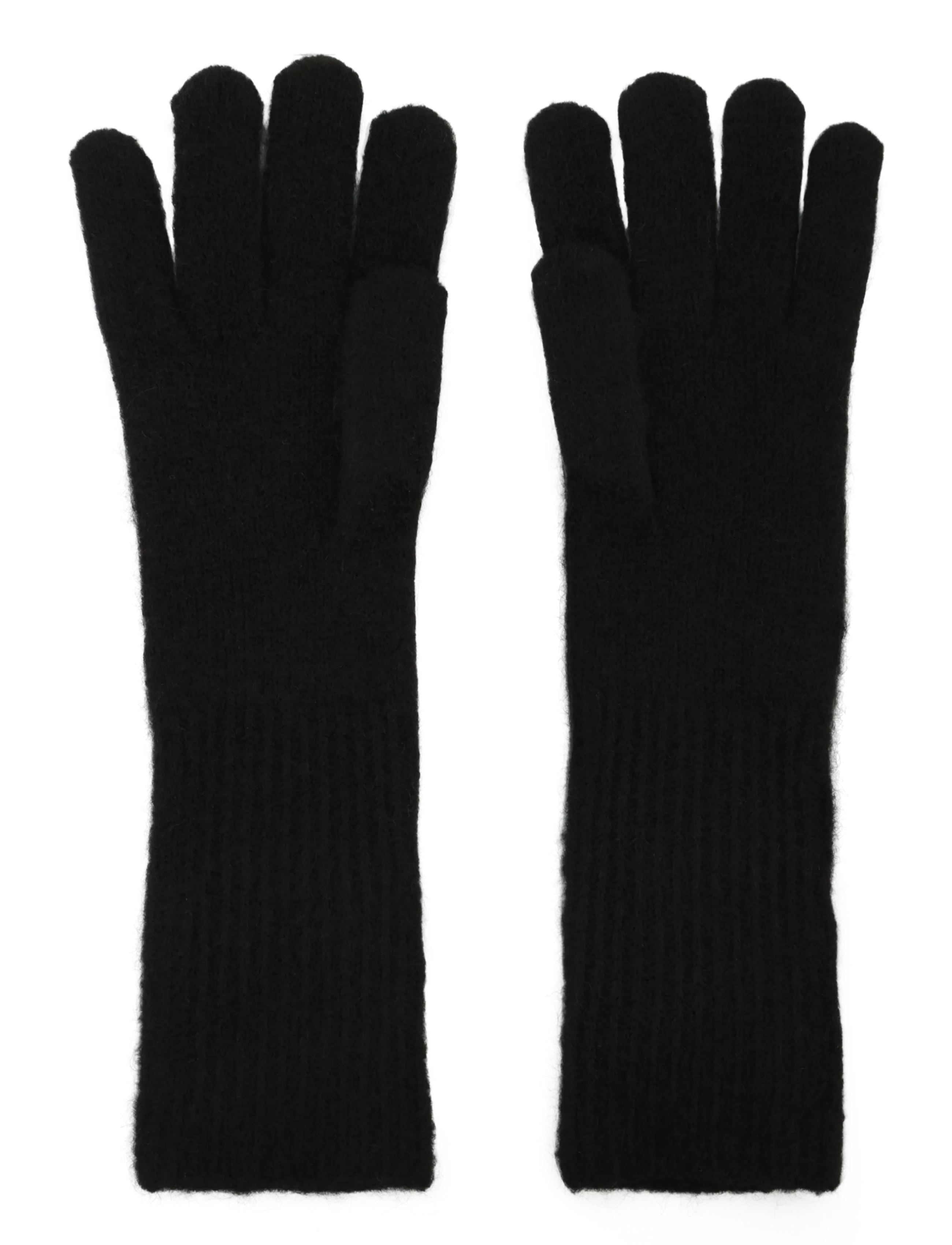 Becksöndergaard - Alpaca-Wool Glove - sormikkaat - black - 1