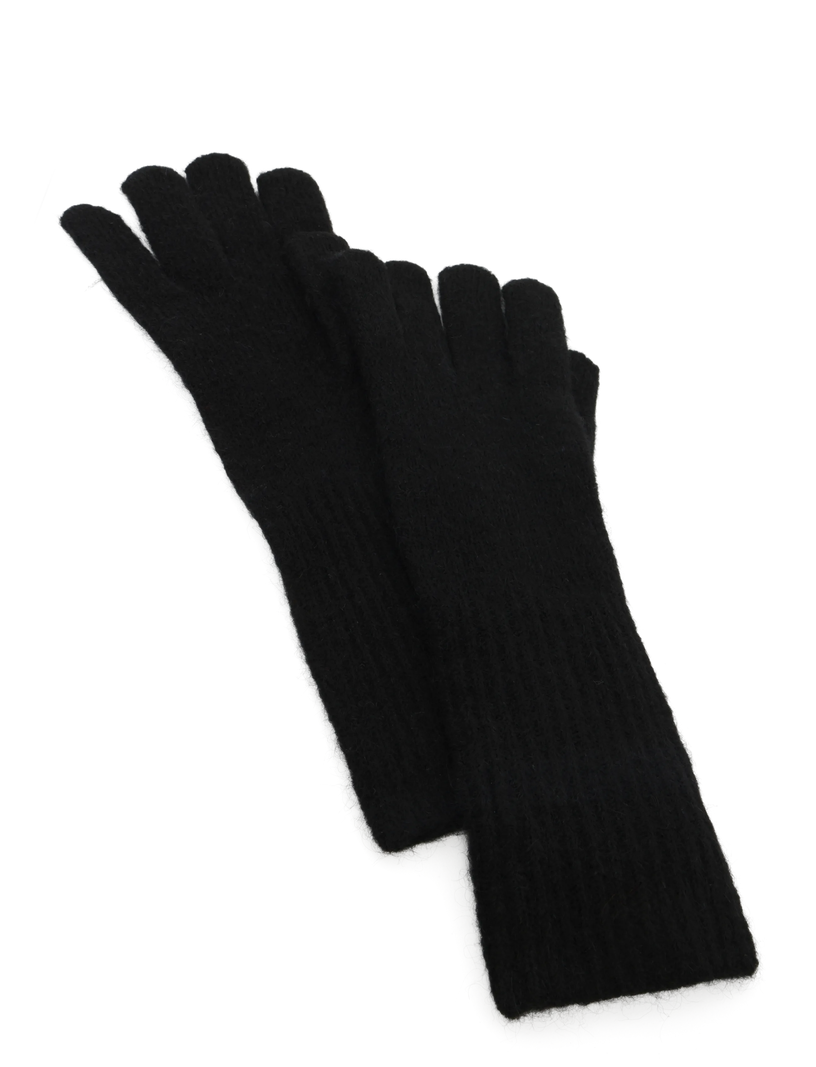 Becksöndergaard - Alpaca-Wool Glove - sormikkaat - black - 2