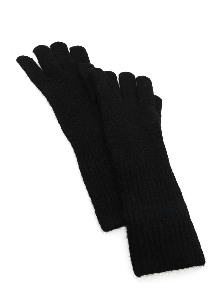 Becksöndergaard - Alpaca-Wool Glove - sormikkaat - black - 2