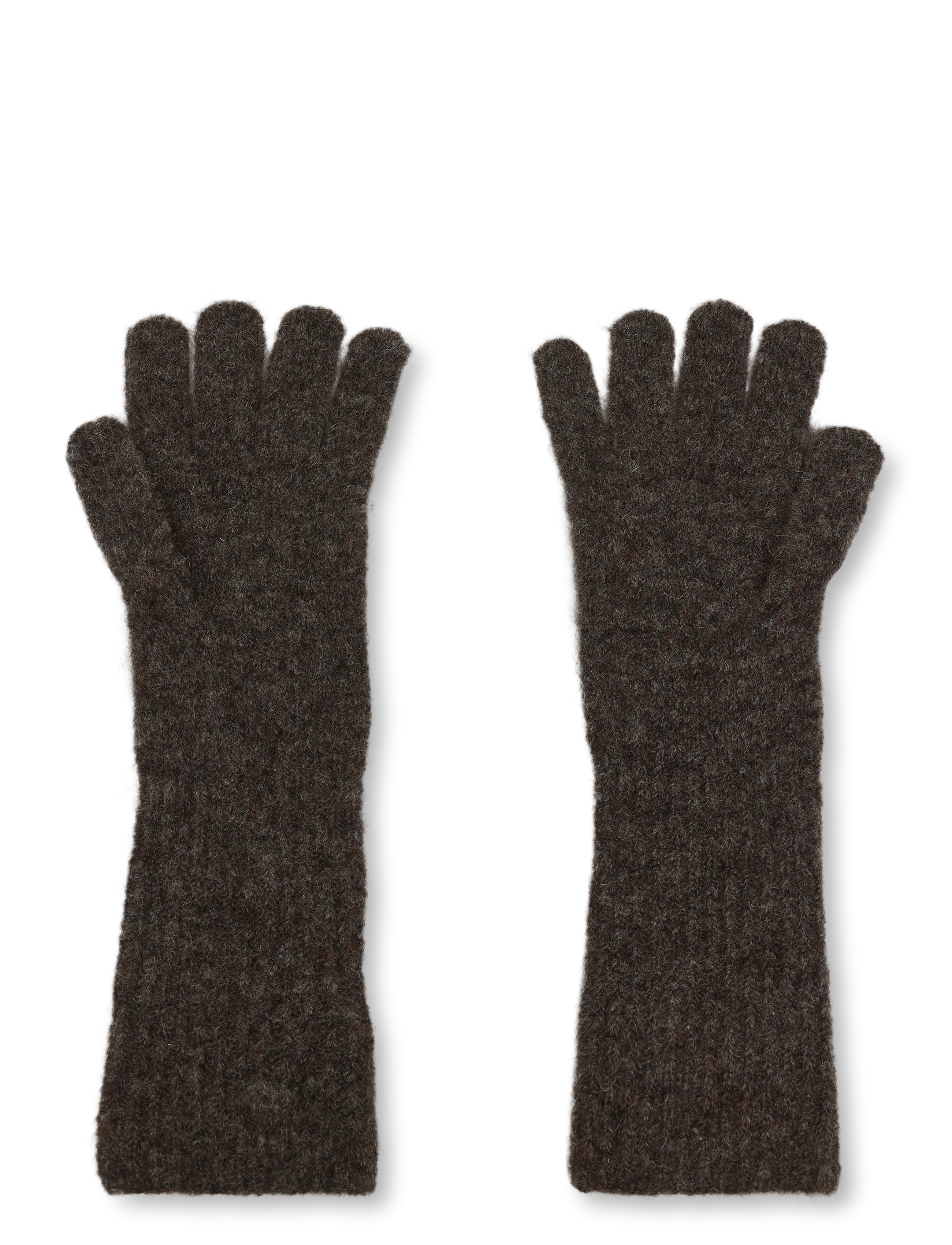 Becksöndergaard - Alpaca-Wool Glove - fingerhandschuhe - hot fudge brown - 1