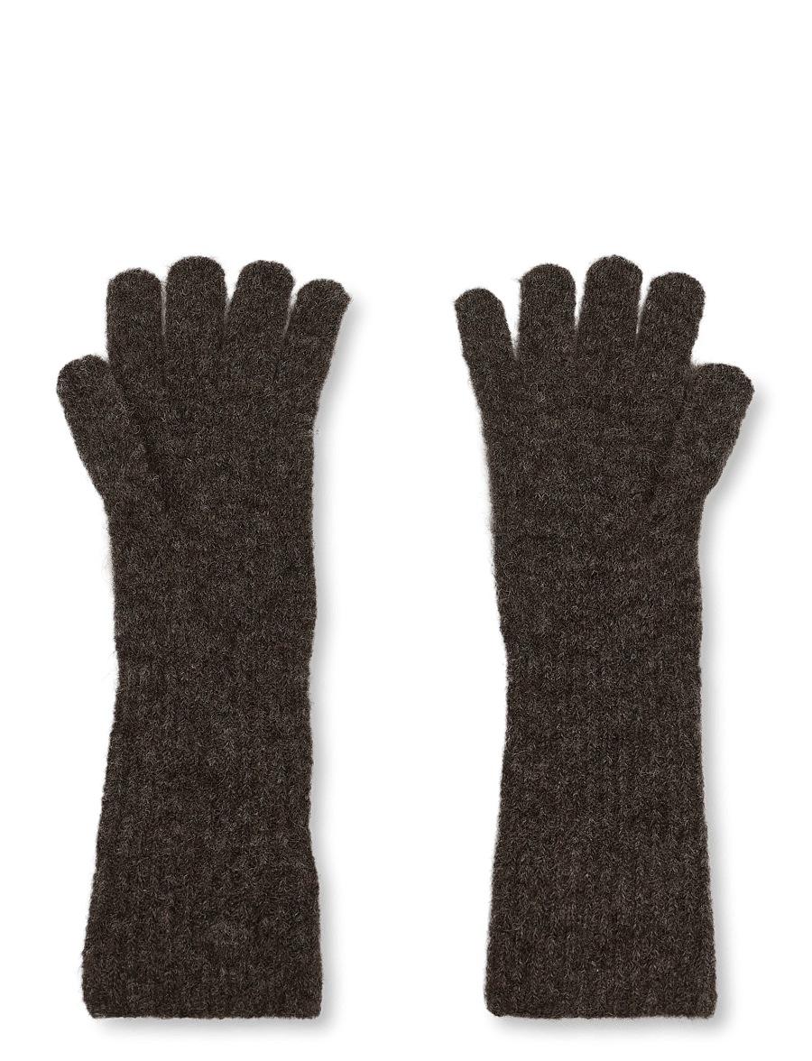 Becksöndergaard - Alpaca-Wool Glove - fingerhandschuhe - hot fudge brown - 1