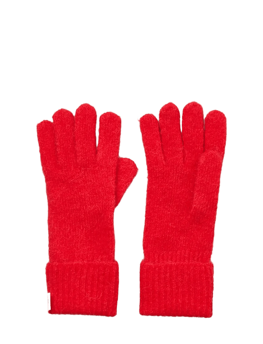 Becksöndergaard - Alpaca-Wool Glove - fingerhandschuhe - salsa red - 1