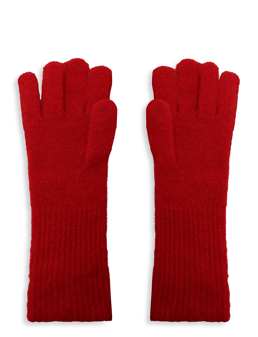 Becksöndergaard - Alpaca-Wool Glove - sõrmikud - salsa red - 1