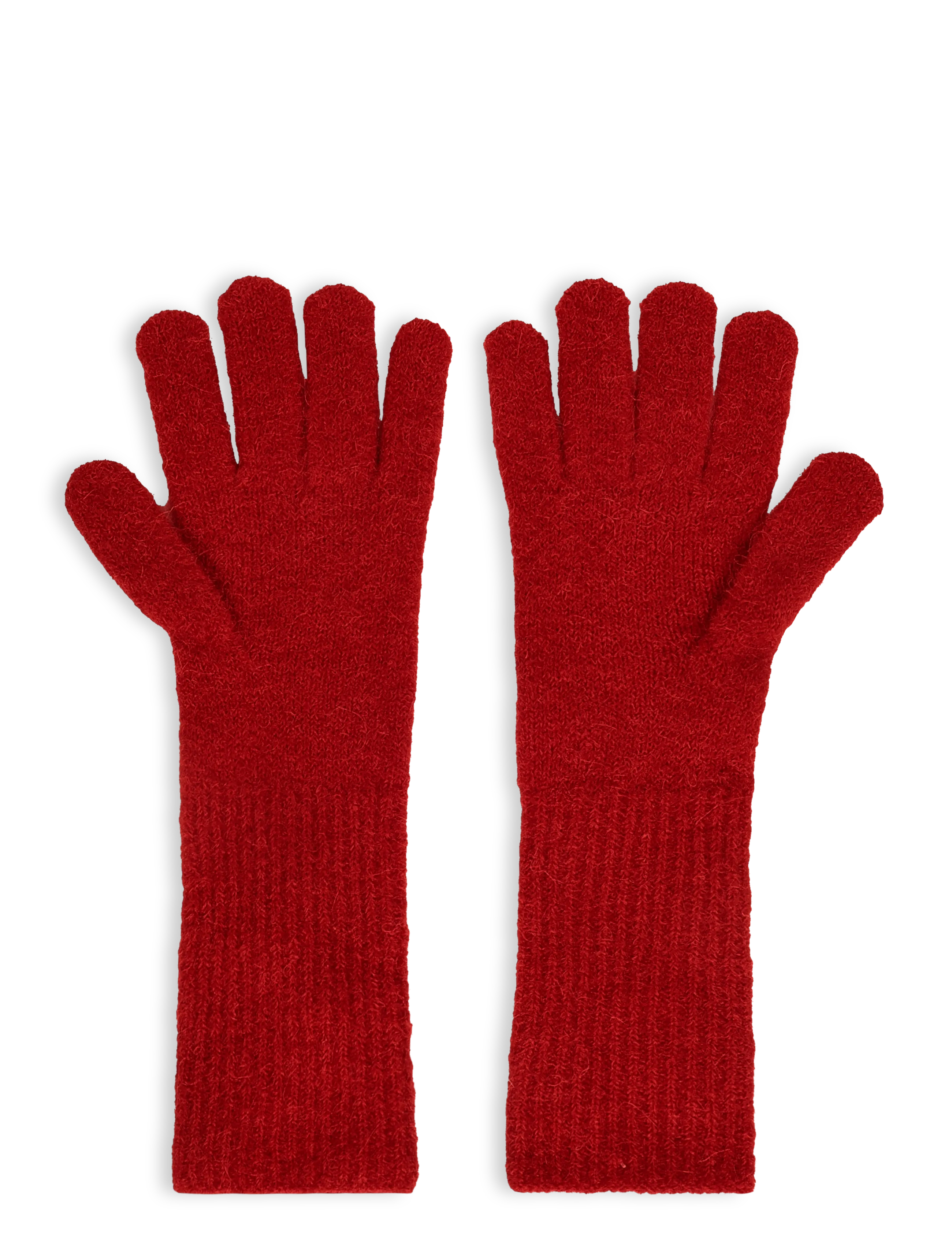 Becksöndergaard - Alpaca-Wool Glove - accessories - salsa red - 2