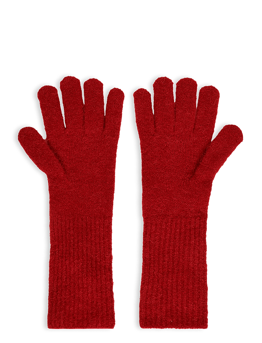 Becksöndergaard - Alpaca-Wool Glove - sõrmikud - salsa red - 2