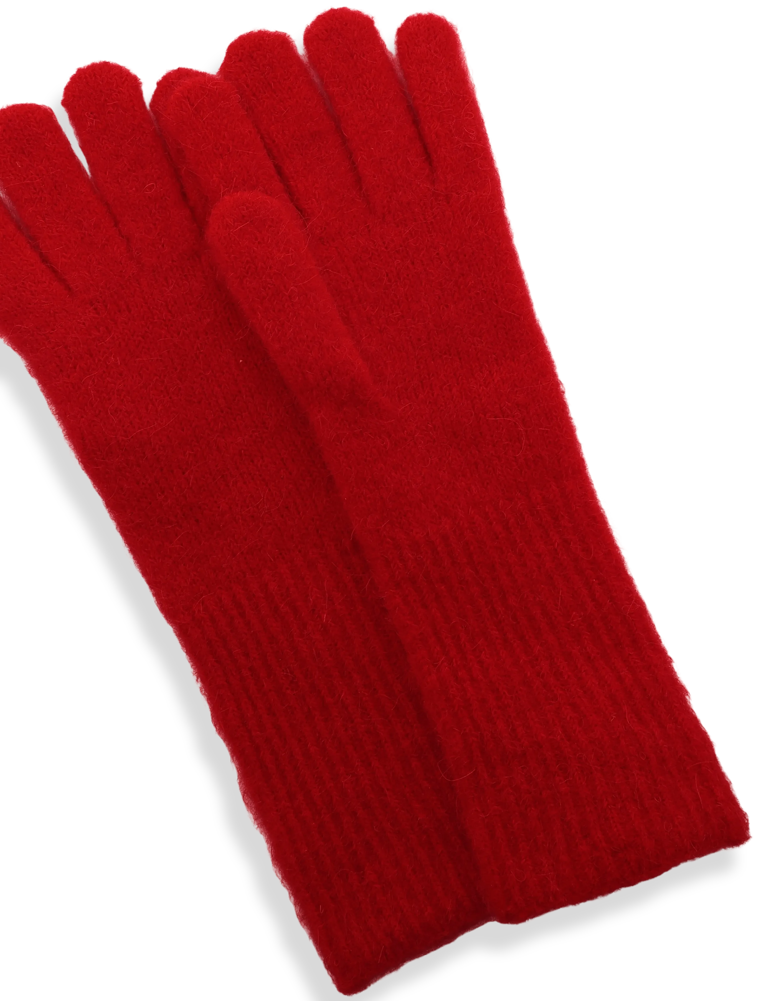 Becksöndergaard - Alpaca-Wool Glove - accessories - salsa red - 3