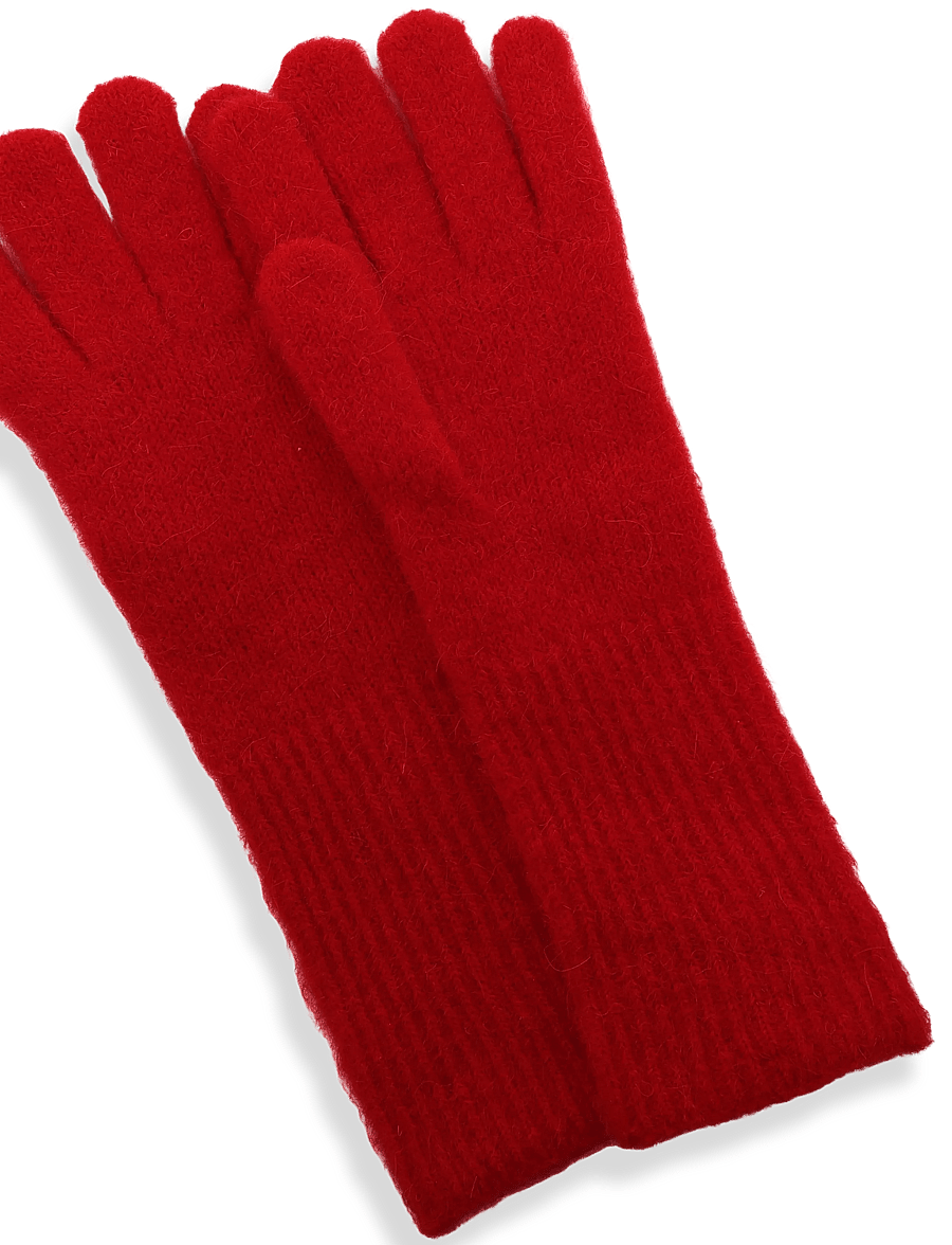 Becksöndergaard - Alpaca-Wool Glove - sõrmikud - salsa red - 3