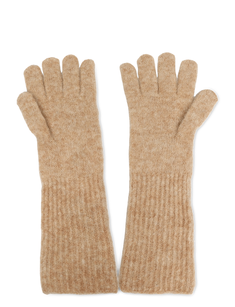 Becksöndergaard - Alpaca-Wool Glove - fingerhandschuhe - simply taupe beige - 1