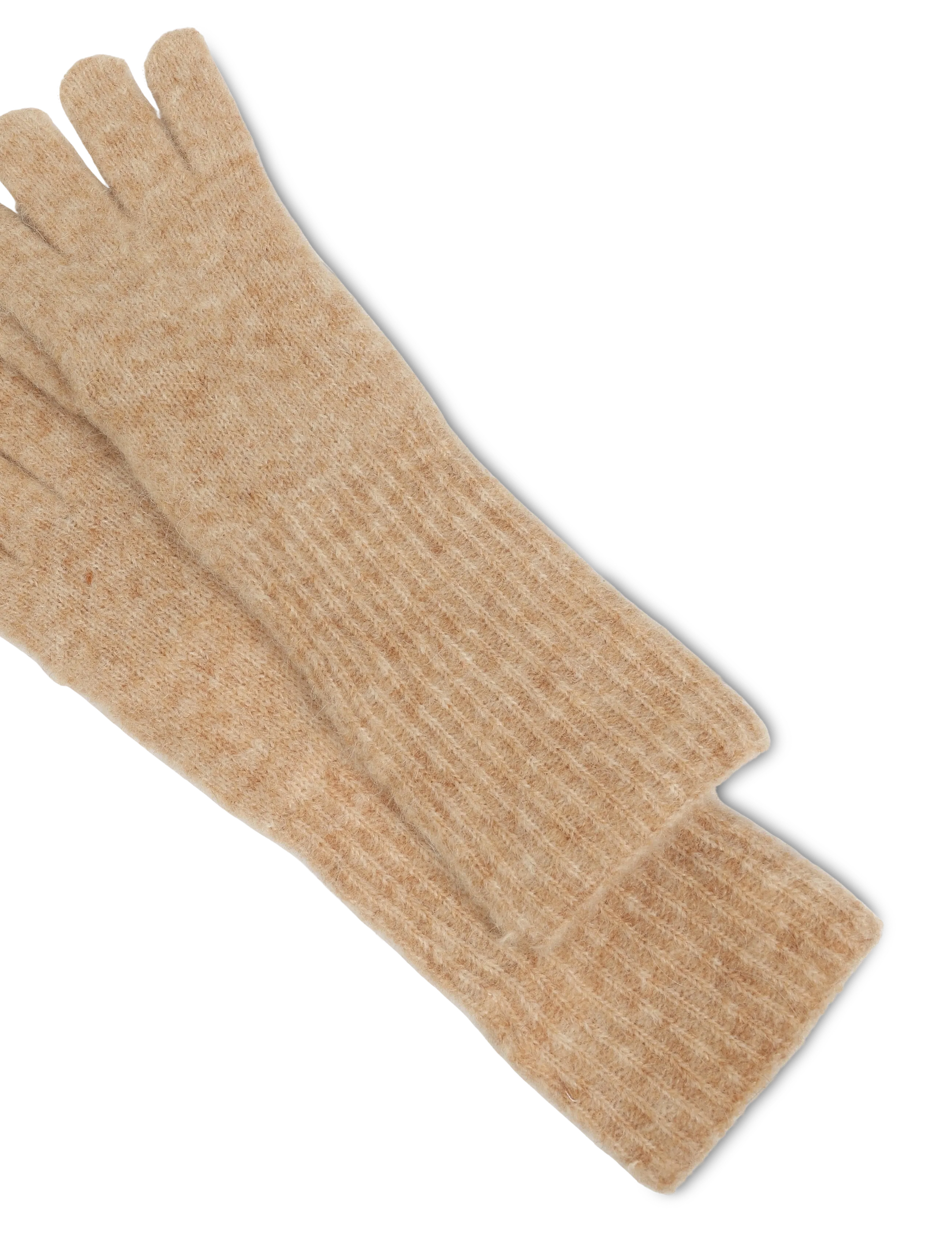Becksöndergaard - Alpaca-Wool Glove - fingerhandschuhe - simply taupe beige - 2