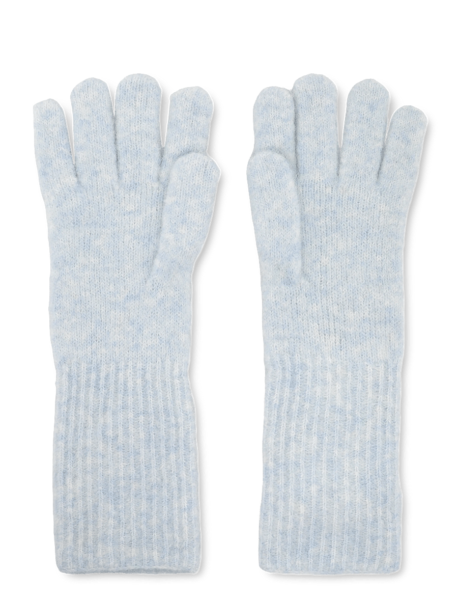 Becksöndergaard - Alpaca-Wool Glove - fingerhandschuhe - skyway blue - 0
