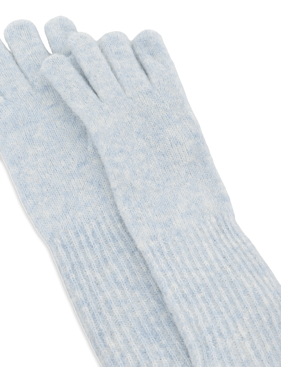Becksöndergaard - Alpaca-Wool Glove - fingerhandschuhe - skyway blue - 2