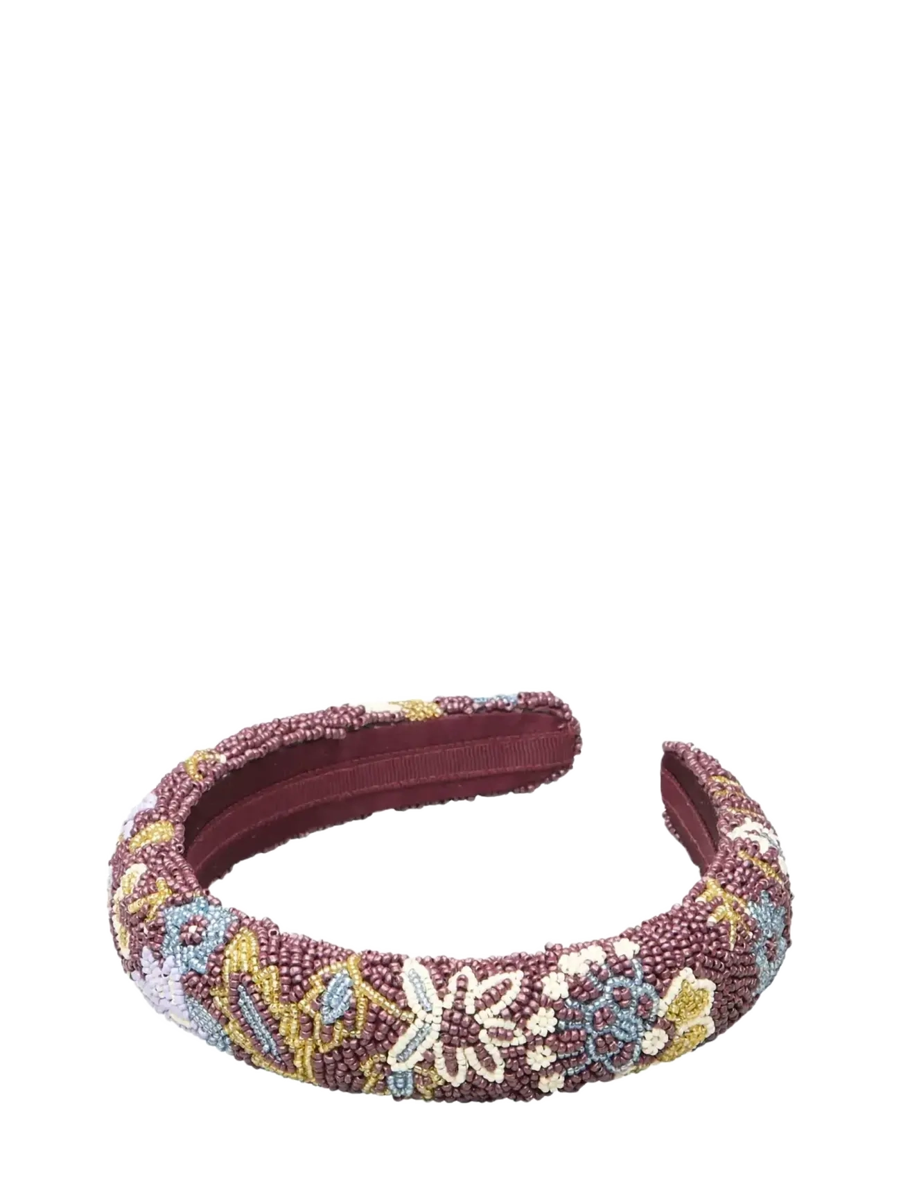 Becksöndergaard Fiora Midi Beaded Hairbrace - Moetrendid - MAROON BROWN / burgundy