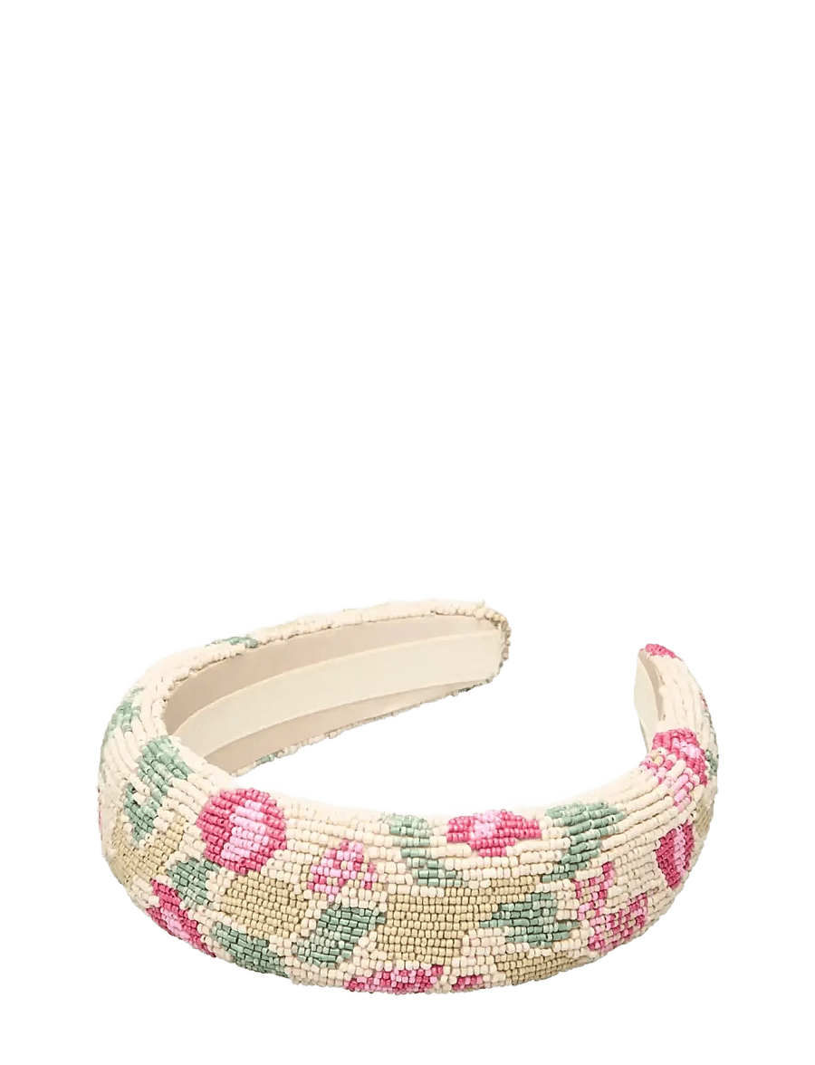 Becksöndergaard - Tapelia Wide Beaded Hairbrace - haarbänder - summer sand - 0