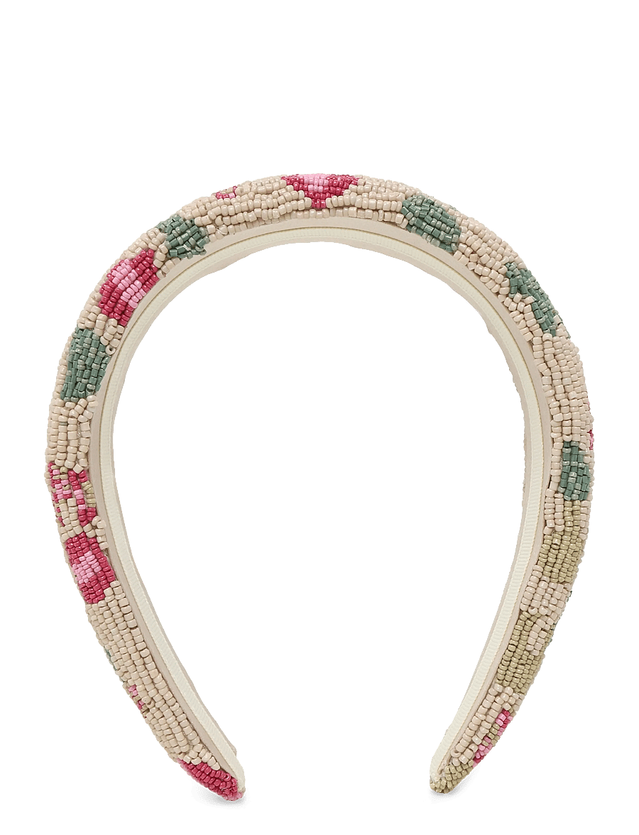 Becksöndergaard - Tapelia Wide Beaded Hairbrace - haarbänder - summer sand - 1