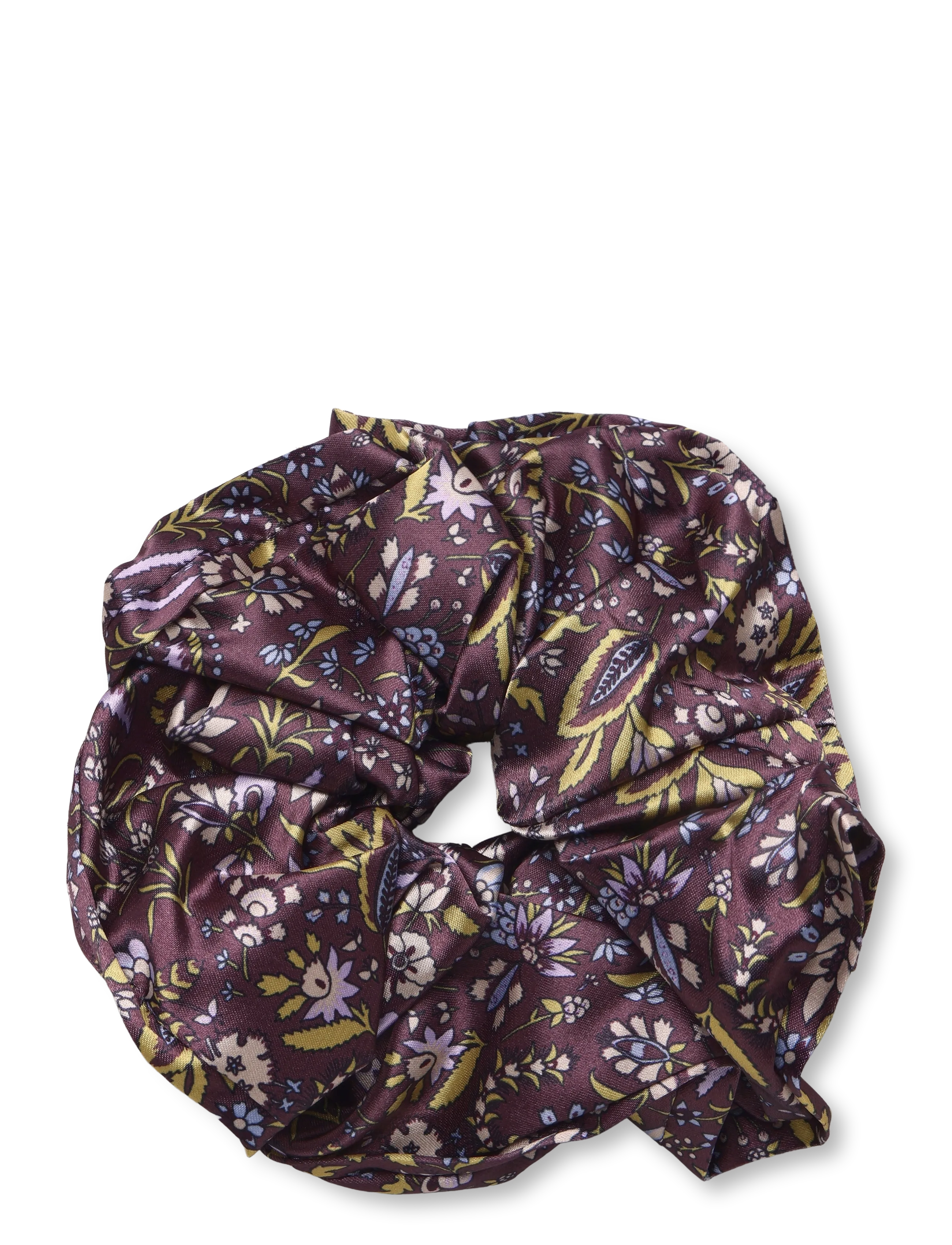 Becksöndergaard Fiora Luster Scrunchie - Kollektioner - CHOCOLATE BROWN / brown