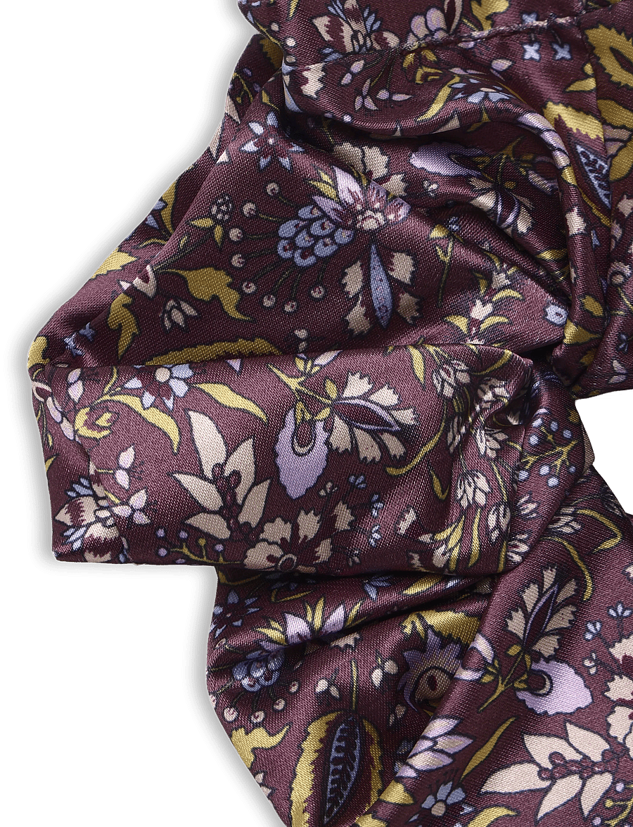 Becksöndergaard - Fiora Luster Scrunchie - haargummis & haarbänder - chocolate brown - 2