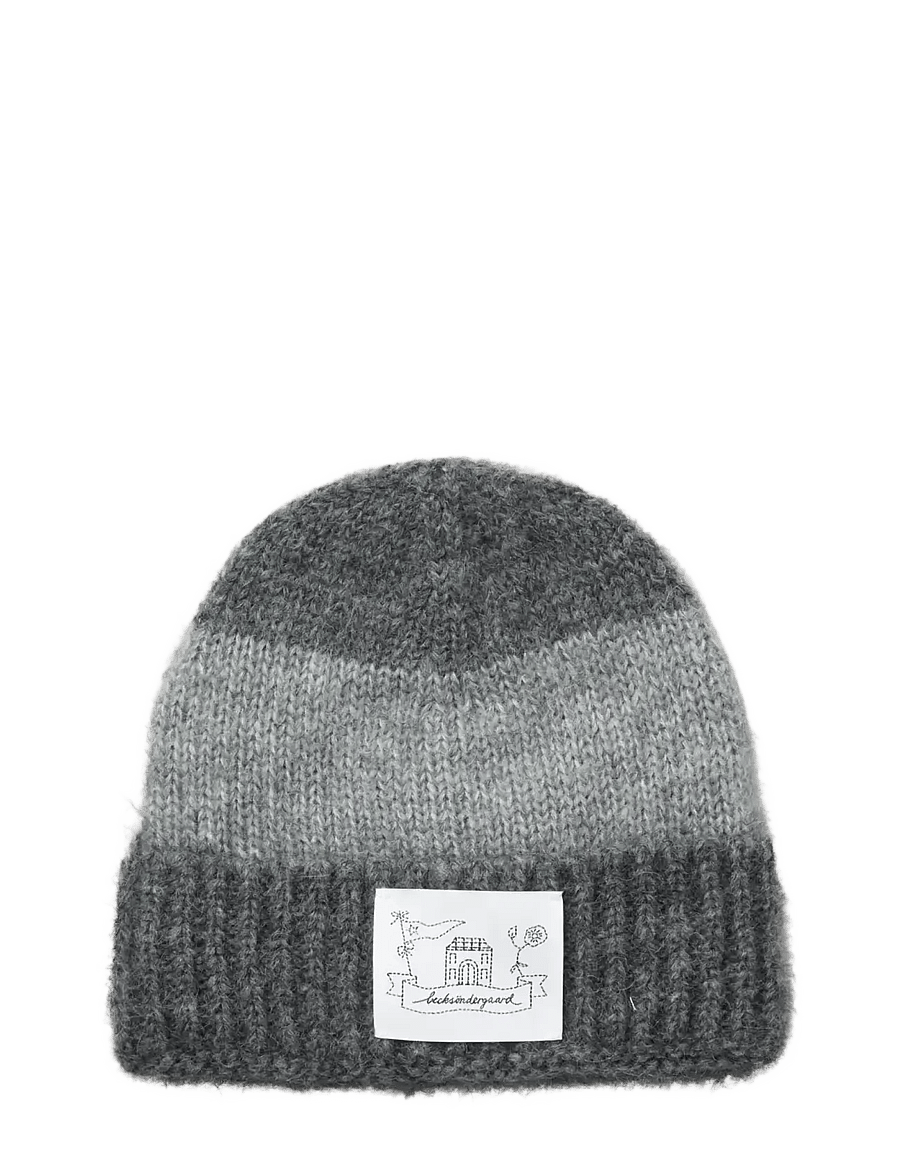 Becksöndergaard - Stripe Beanie - huer - grey melange - 0