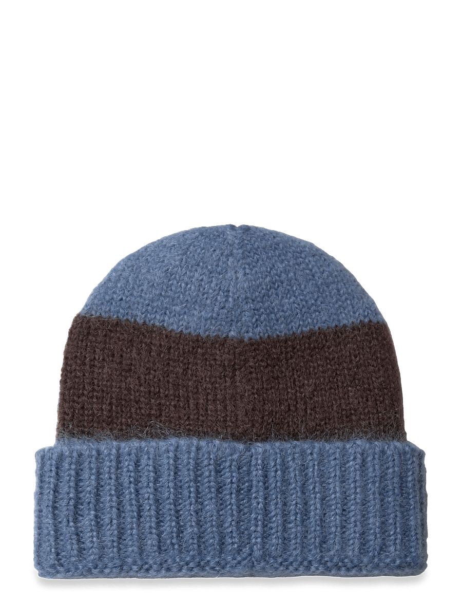 Becksöndergaard - Stripe Beanie - huer - windward blue - 1