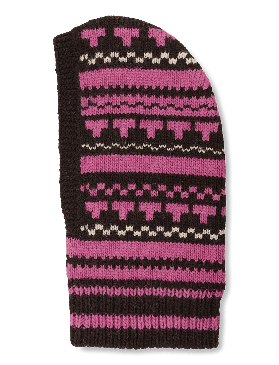 Becksöndergaard - Patternia Knit Balaclava - balaclava - deep orchid purple - 2