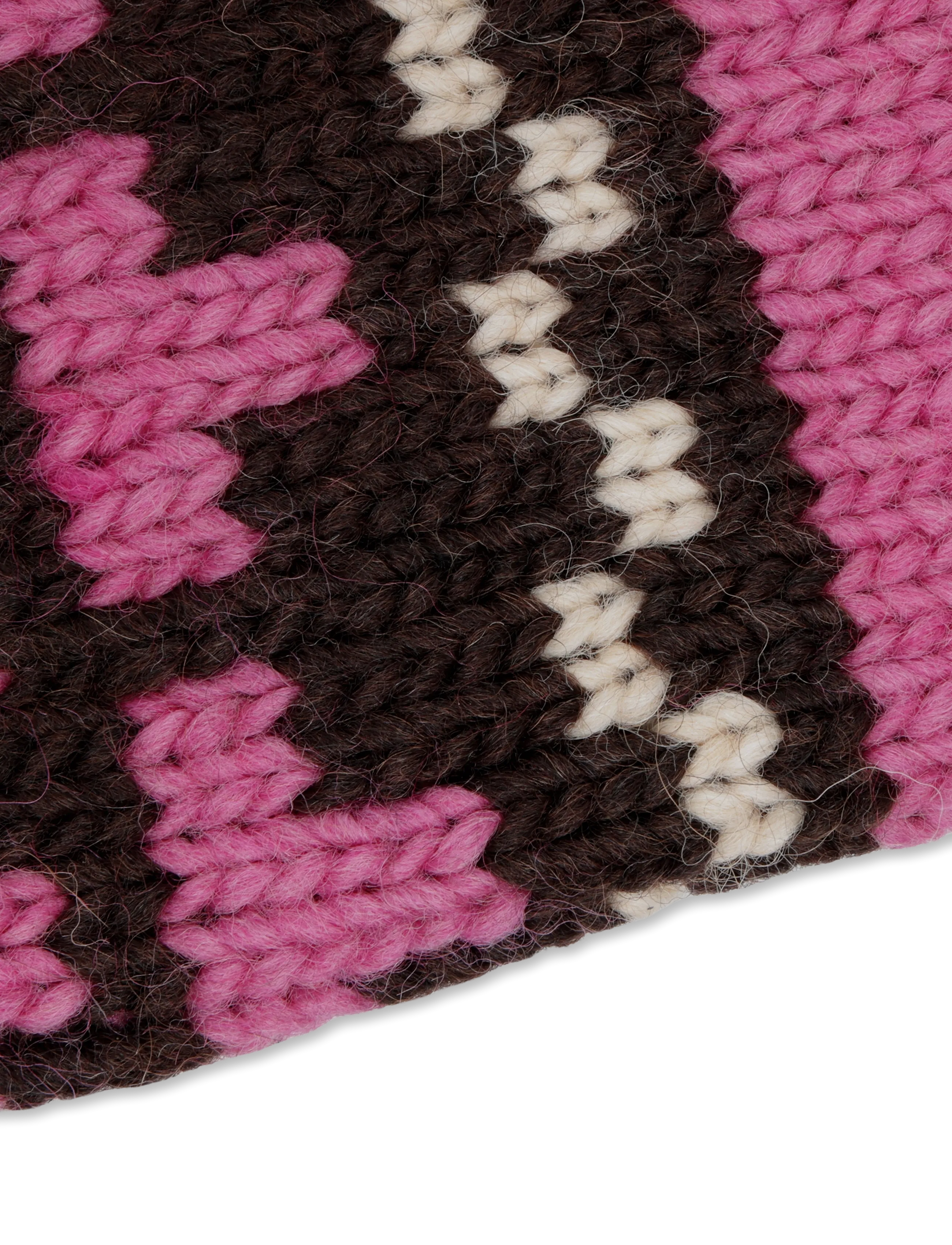 Becksöndergaard - Patternia Knit Balaclava - balaclava - deep orchid purple - 3
