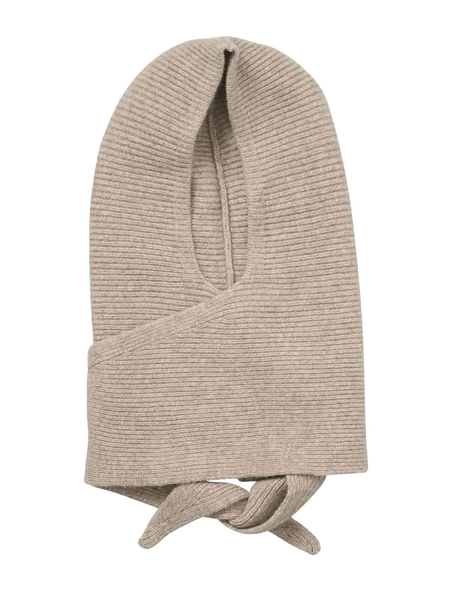 Becksöndergaard - Tie Balaclava - simply taupe beige - 0