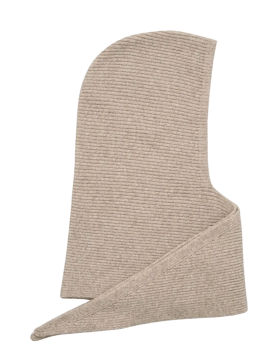 Becksöndergaard - Tie Balaclava - simply taupe beige - 1