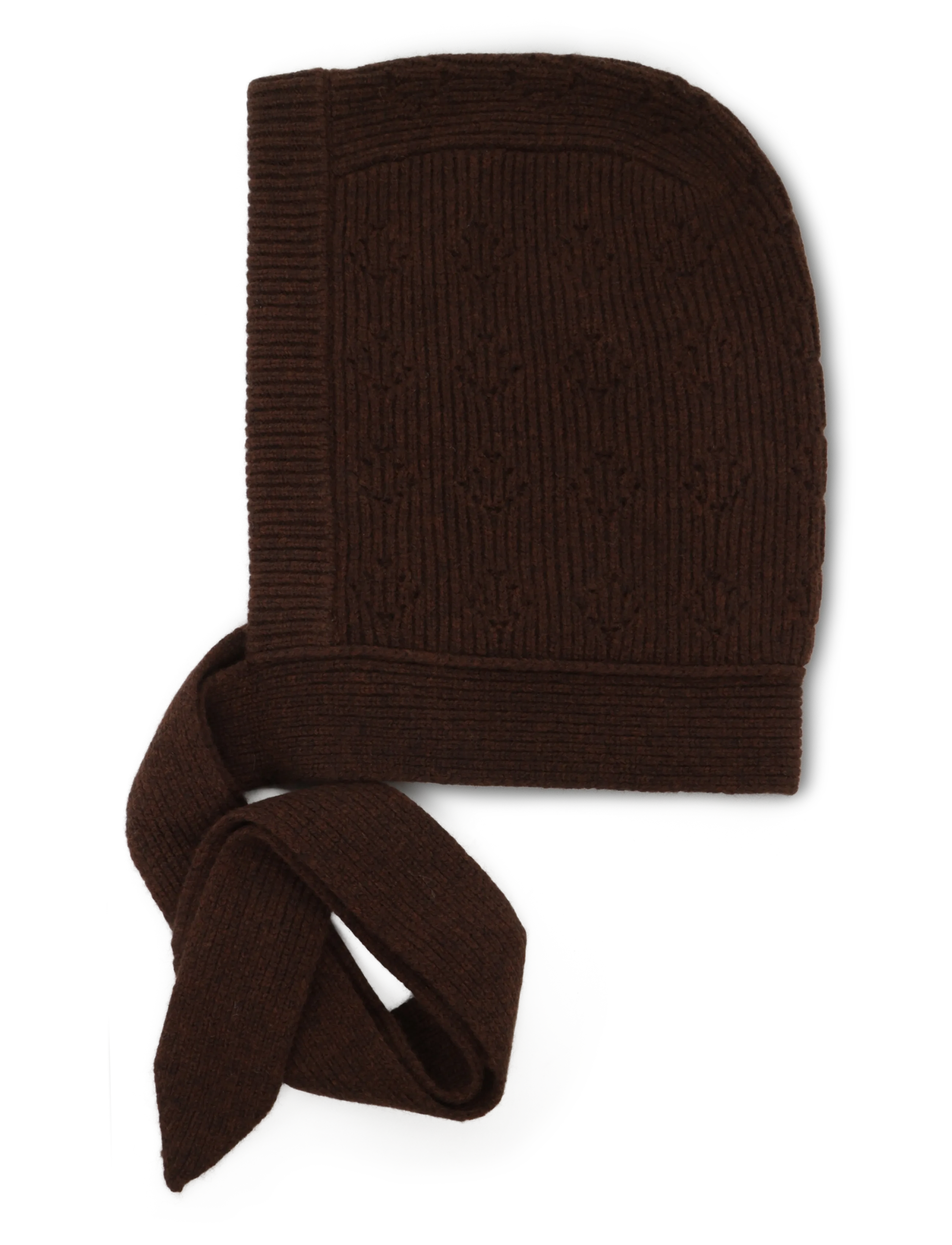 Becksöndergaard Rib Bonnet Beanie - Huer - HOT FUDGE BROWN / brown