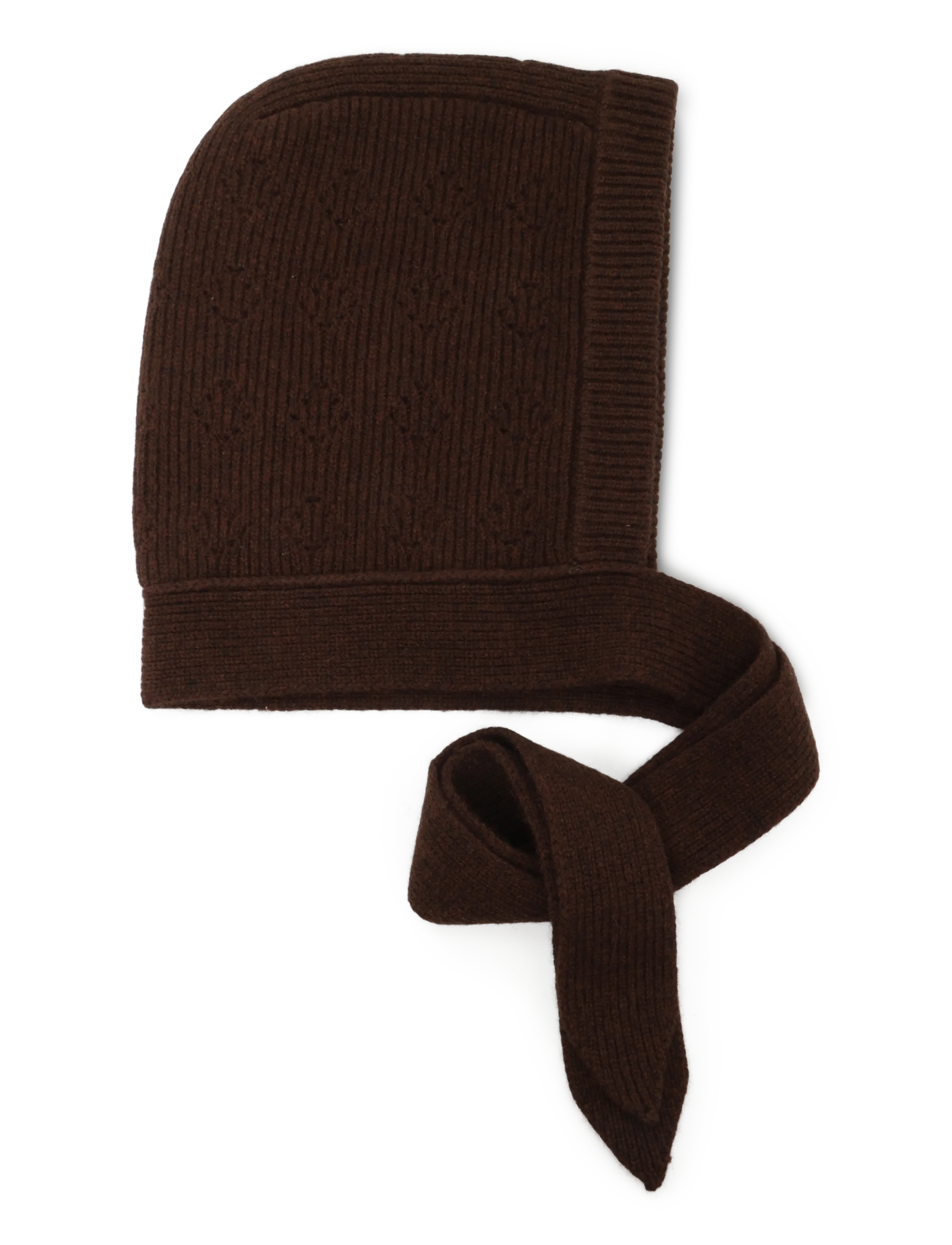 Becksöndergaard - Rib Bonnet Beanie - huer - hot fudge brown - 1