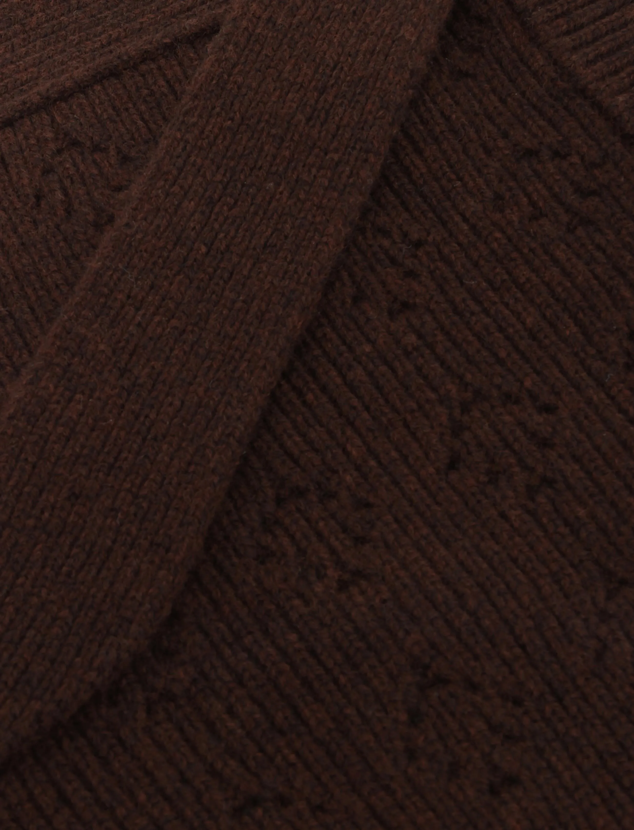 Becksöndergaard - Rib Bonnet Beanie - huer - hot fudge brown - 2