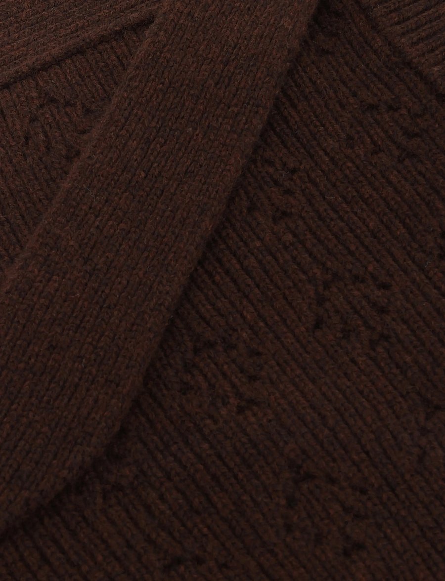 Becksöndergaard - Rib Bonnet Beanie - huer - hot fudge brown - 2