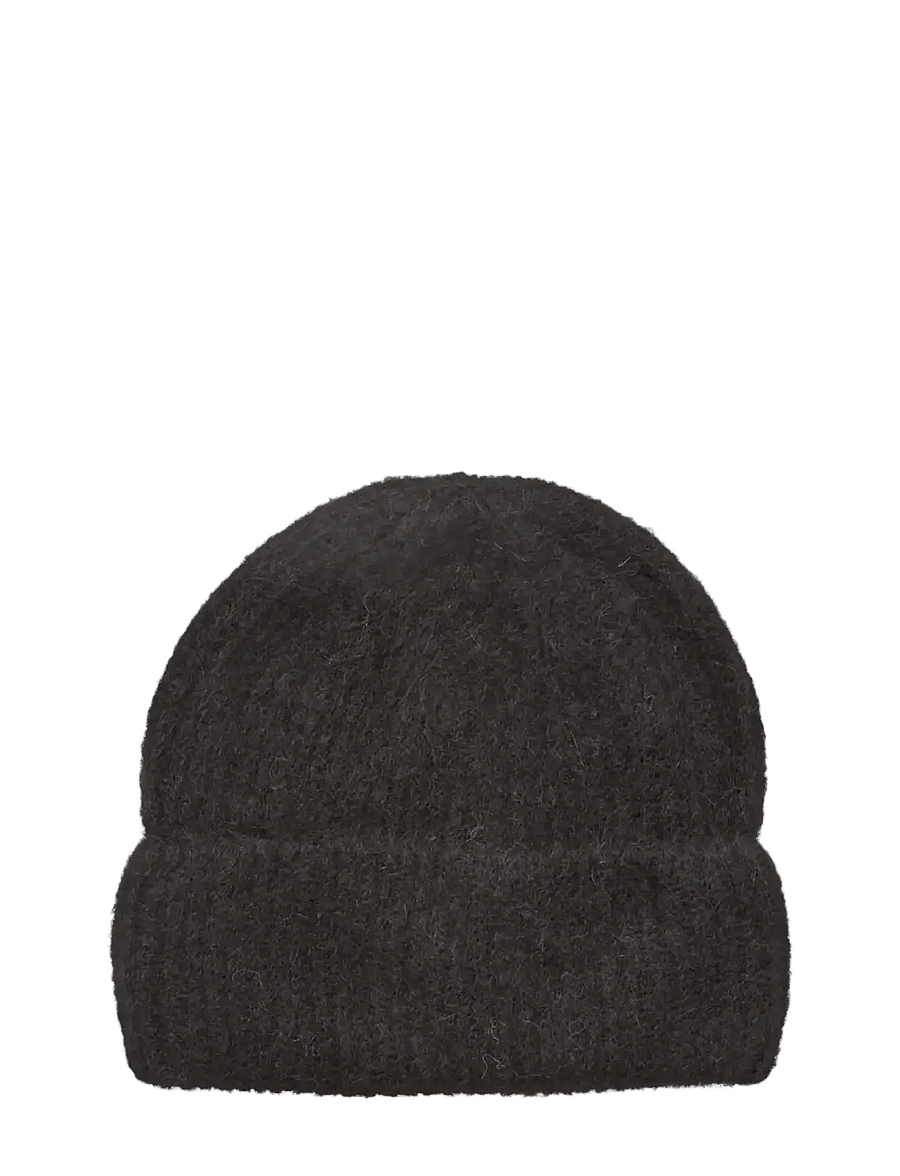 Becksöndergaard - Alpaca-Wool Beanie - kootud mütsid - black - 0