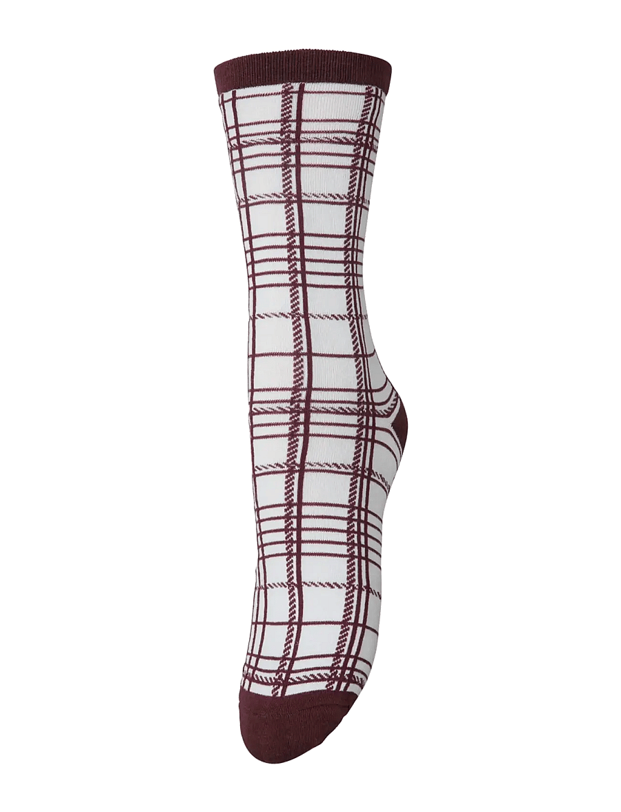 Becksöndergaard - Grid Visca Sock - vanliga strumpor - skyway blue - 0