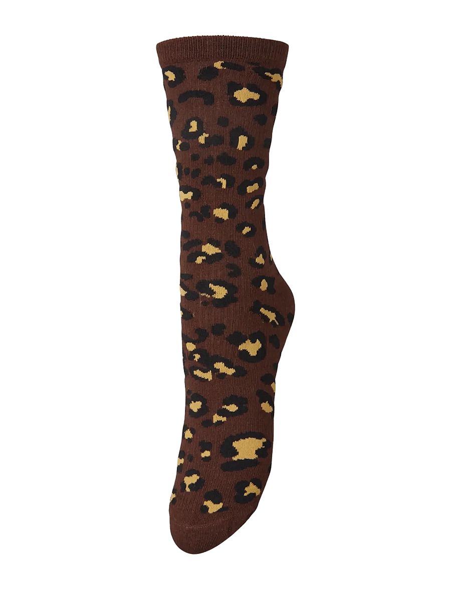 Becksöndergaard - Leony Cotta Sock - normale socken - chocolate brown - 0