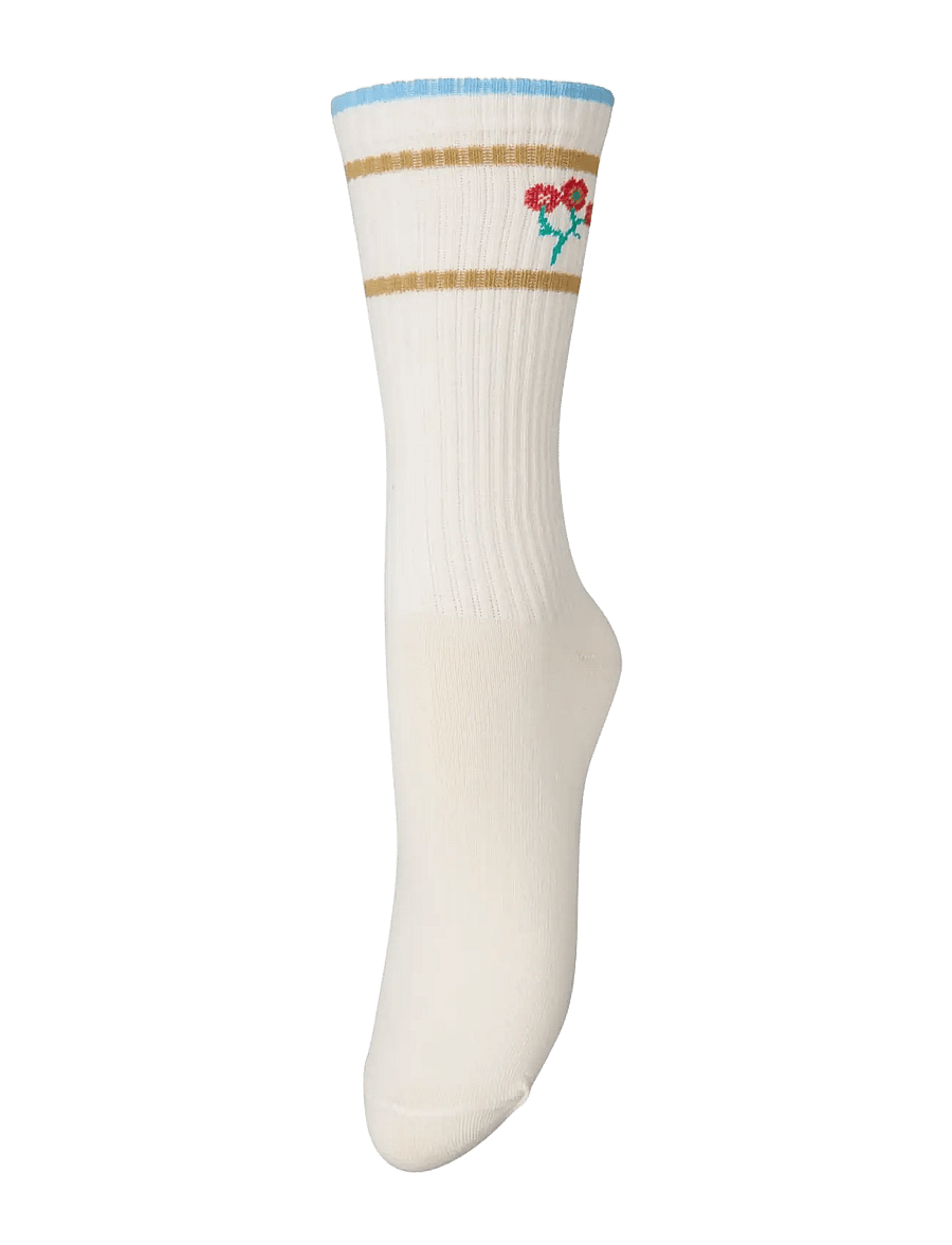 Becksöndergaard - Sporty Flotile Cotta Sock - almindelige strømper - birch white - 0