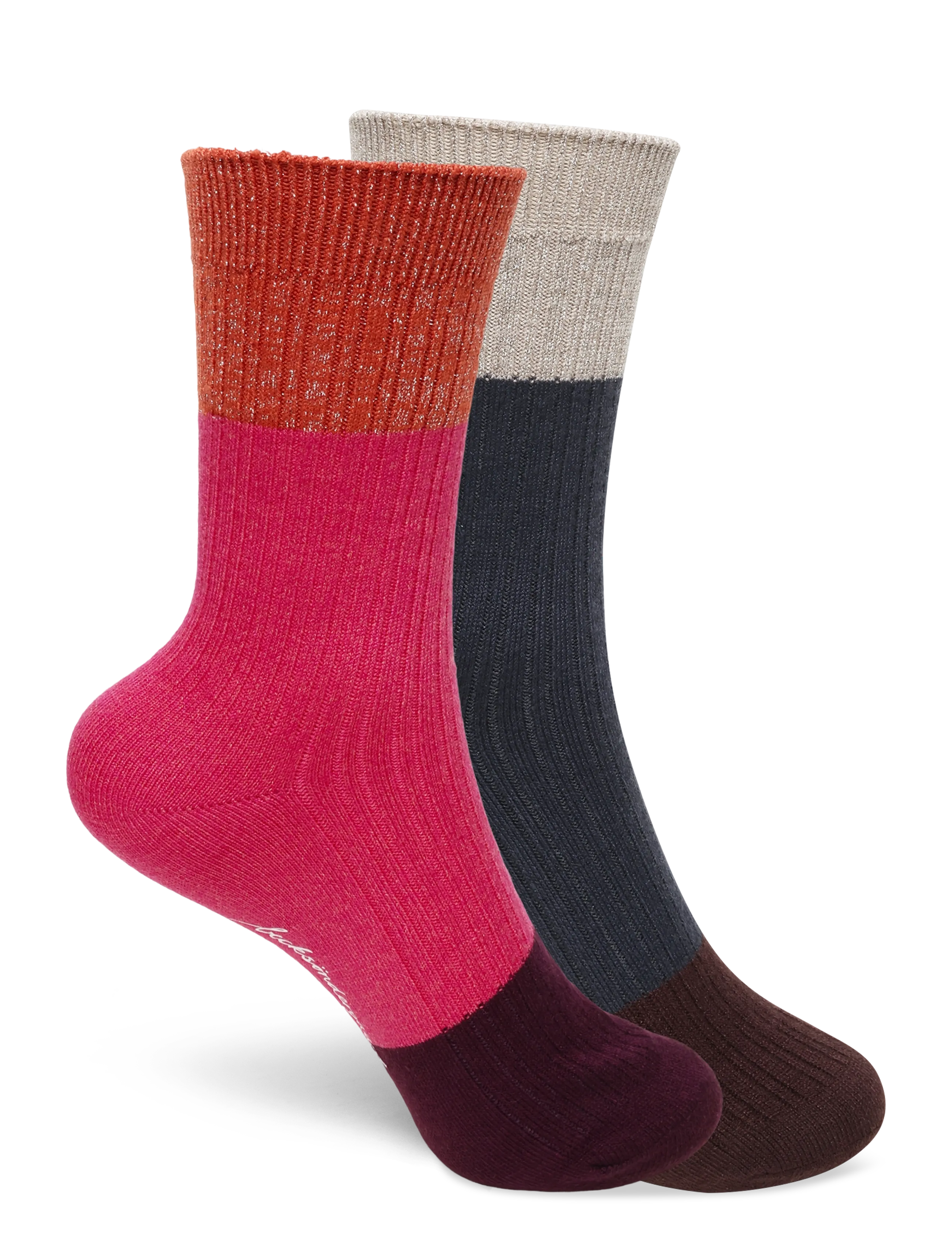 BeckSöndergaard Colourblock Bam Sock 2 Pack övrigt dam – bild 2
