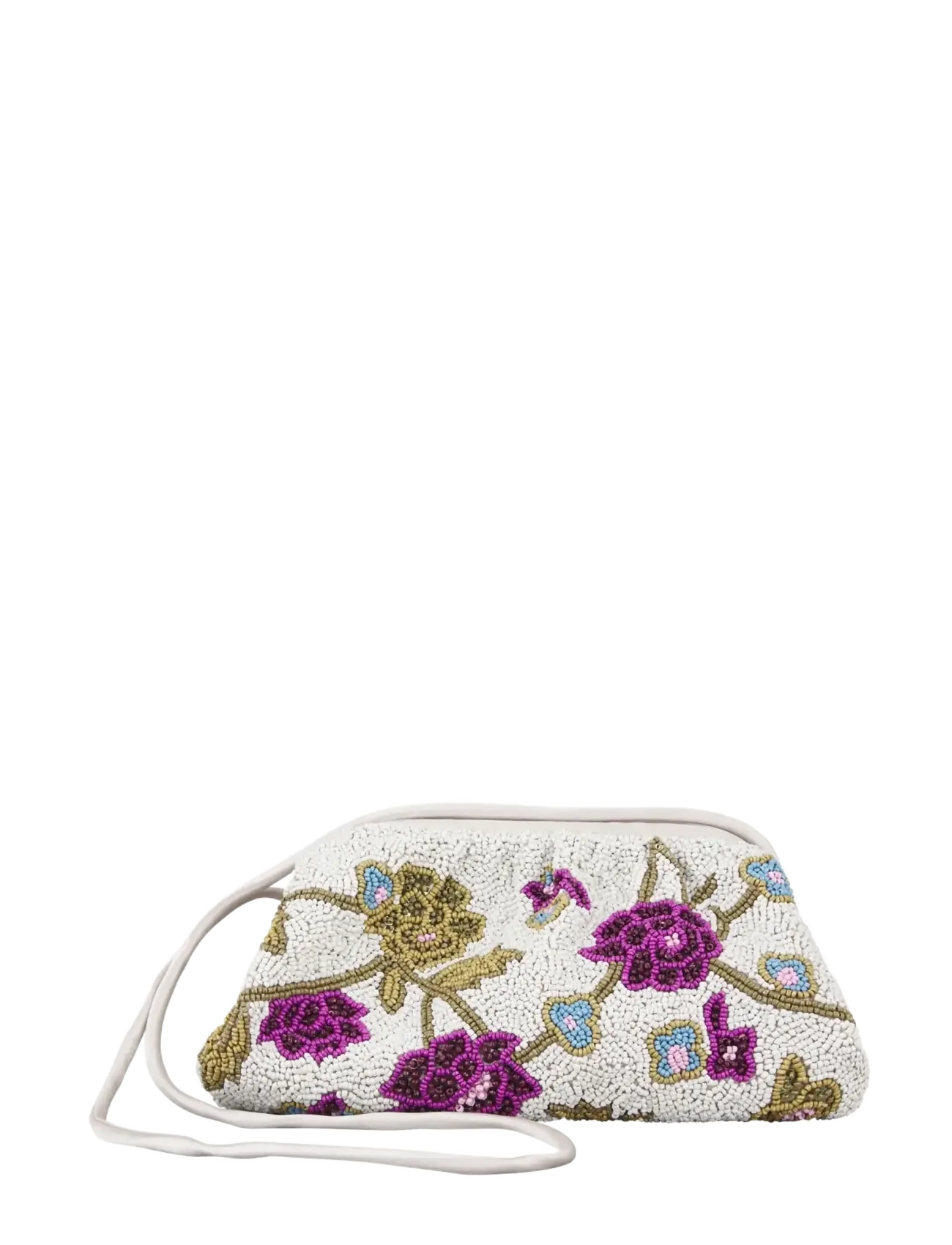 Becksöndergaard Wintaflora Beaded Luna Bag - BECKSÖNDERGAARD - SILVER BIRCH WHITE / white