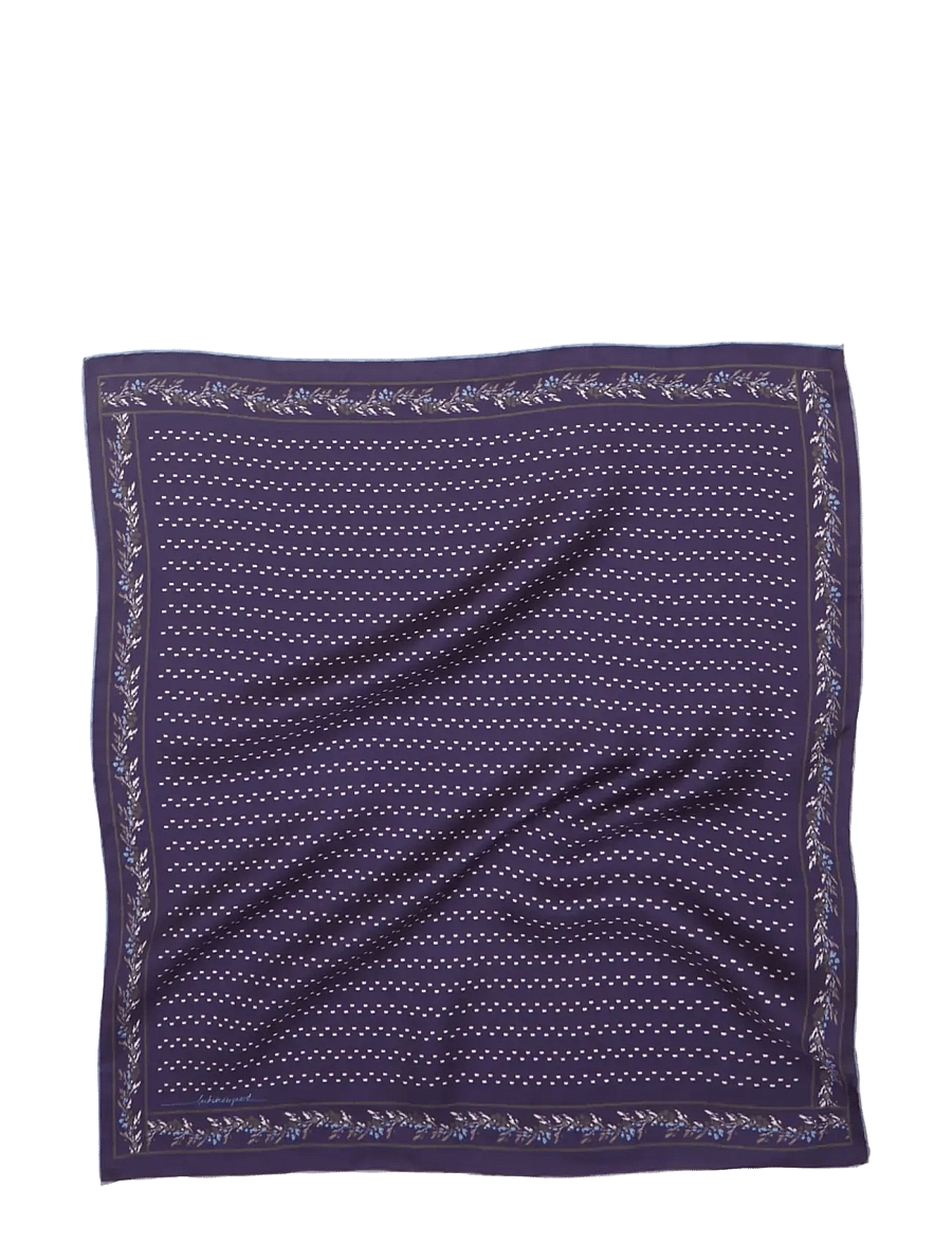 Becksöndergaard - Ribbonia Sia Scarf - tynde tørklæder - naval academy blue - 0