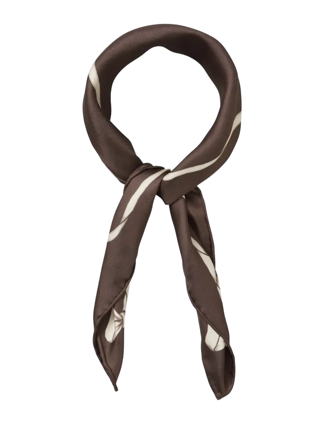 Becksöndergaard - Bowtora Sia Scarf - tynde tørklæder - hot fudge brown - 2