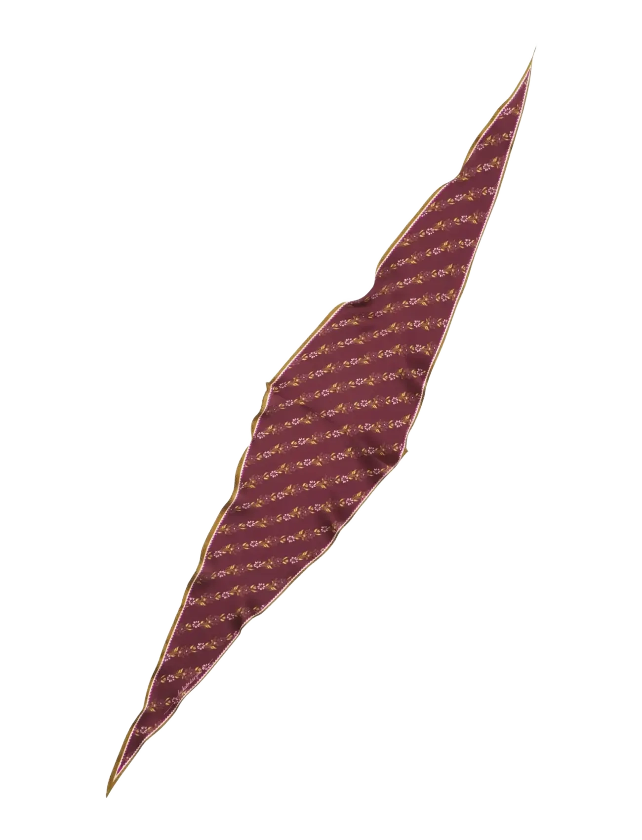 Becksöndergaard Minuit Diamond Scarf - Burgundy - ONE SIZE