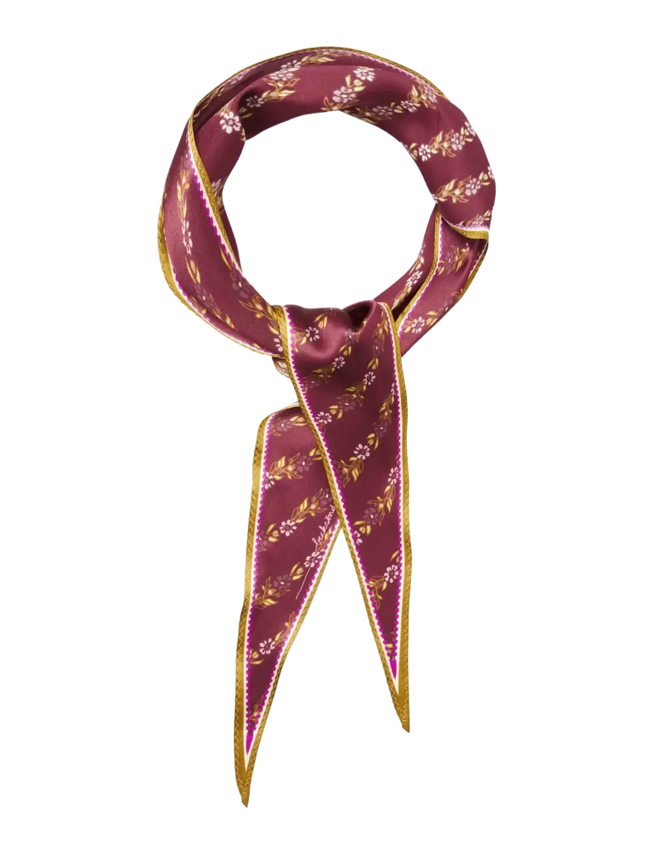 Becksöndergaard - Minuit Diamond Scarf - tynde tørklæder - zinfandel burgundy - 1