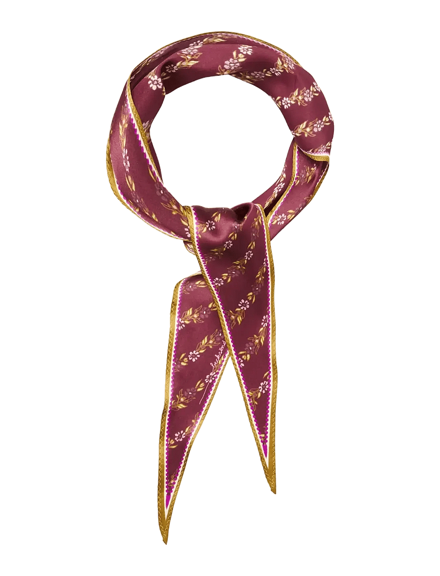 Becksöndergaard - Minuit Diamond Scarf - tynde tørklæder - zinfandel burgundy - 1