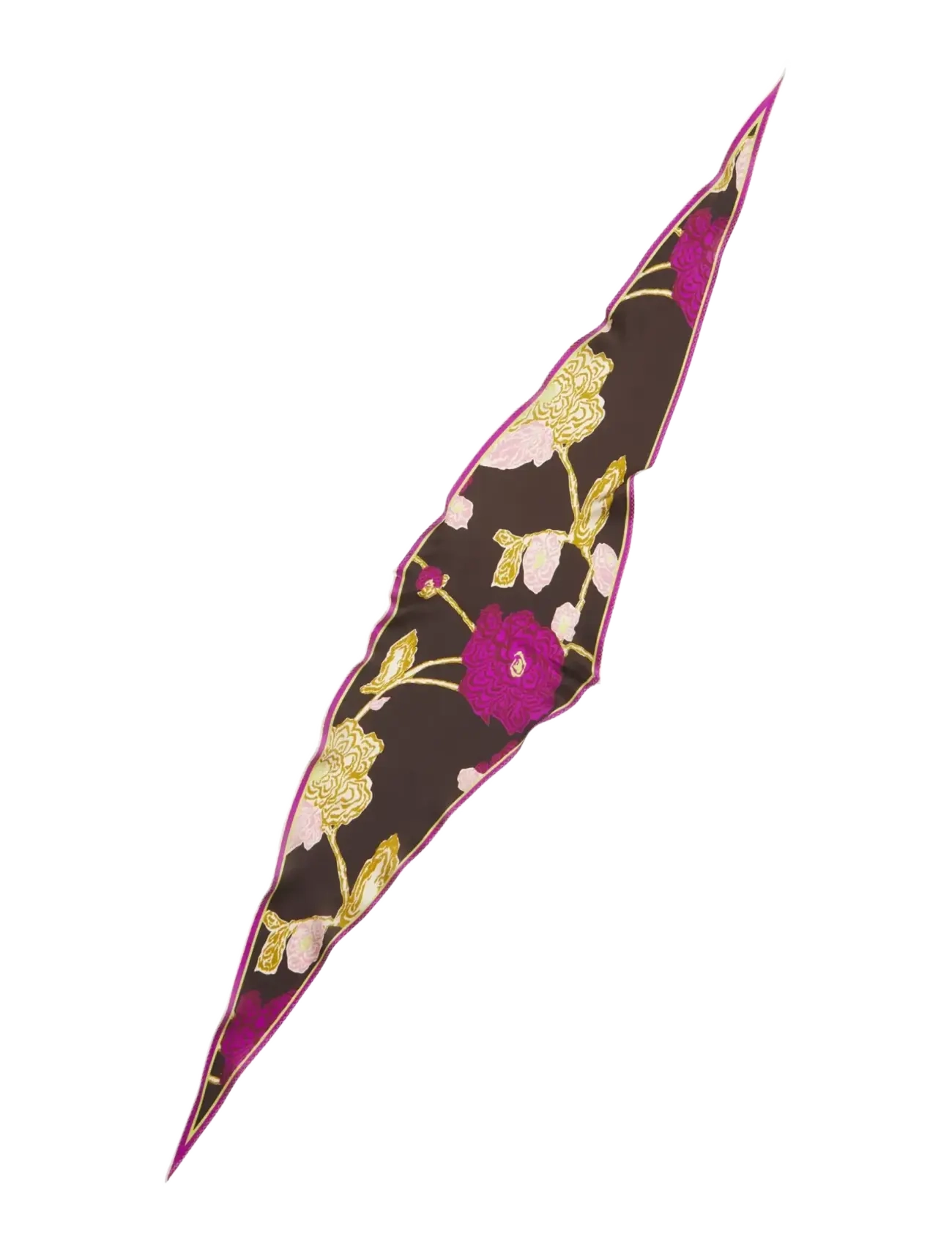 Becksöndergaard Wintaflora Diamond Scarf - Brown - ONE SIZE