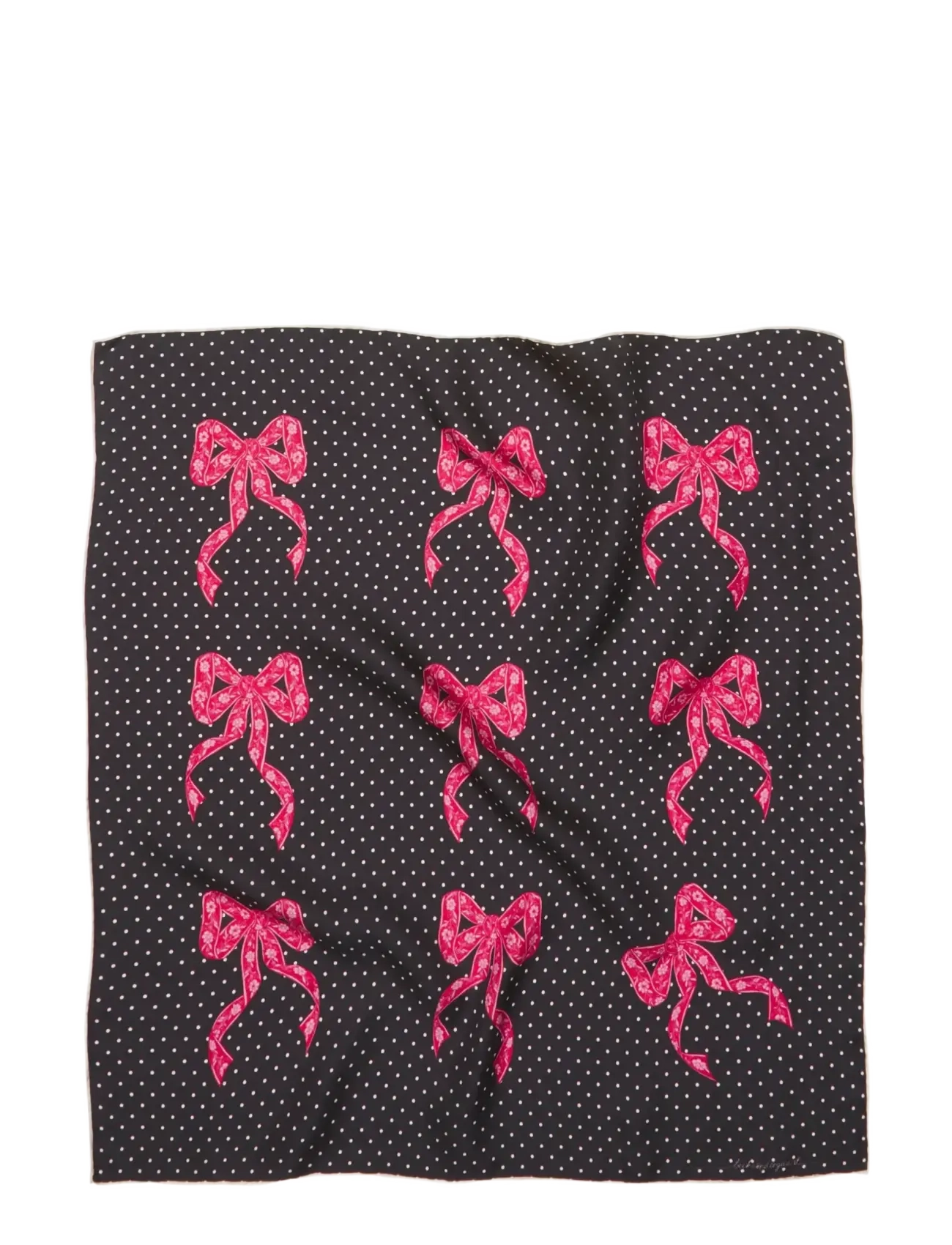 Becksöndergaard Rubanapois Sia Scarf - Black - ONE SIZE