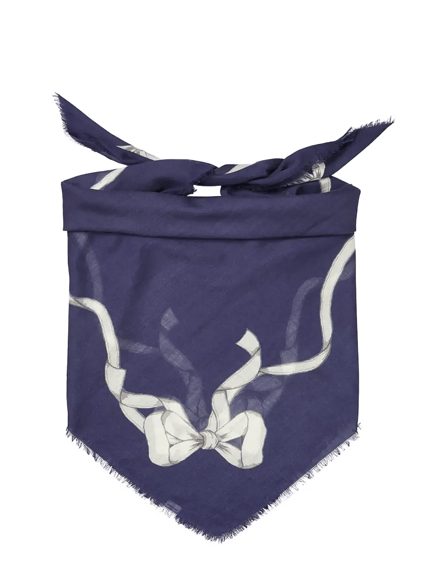 Becksöndergaard - Bowtora Siw Scarf - navy blue - 1